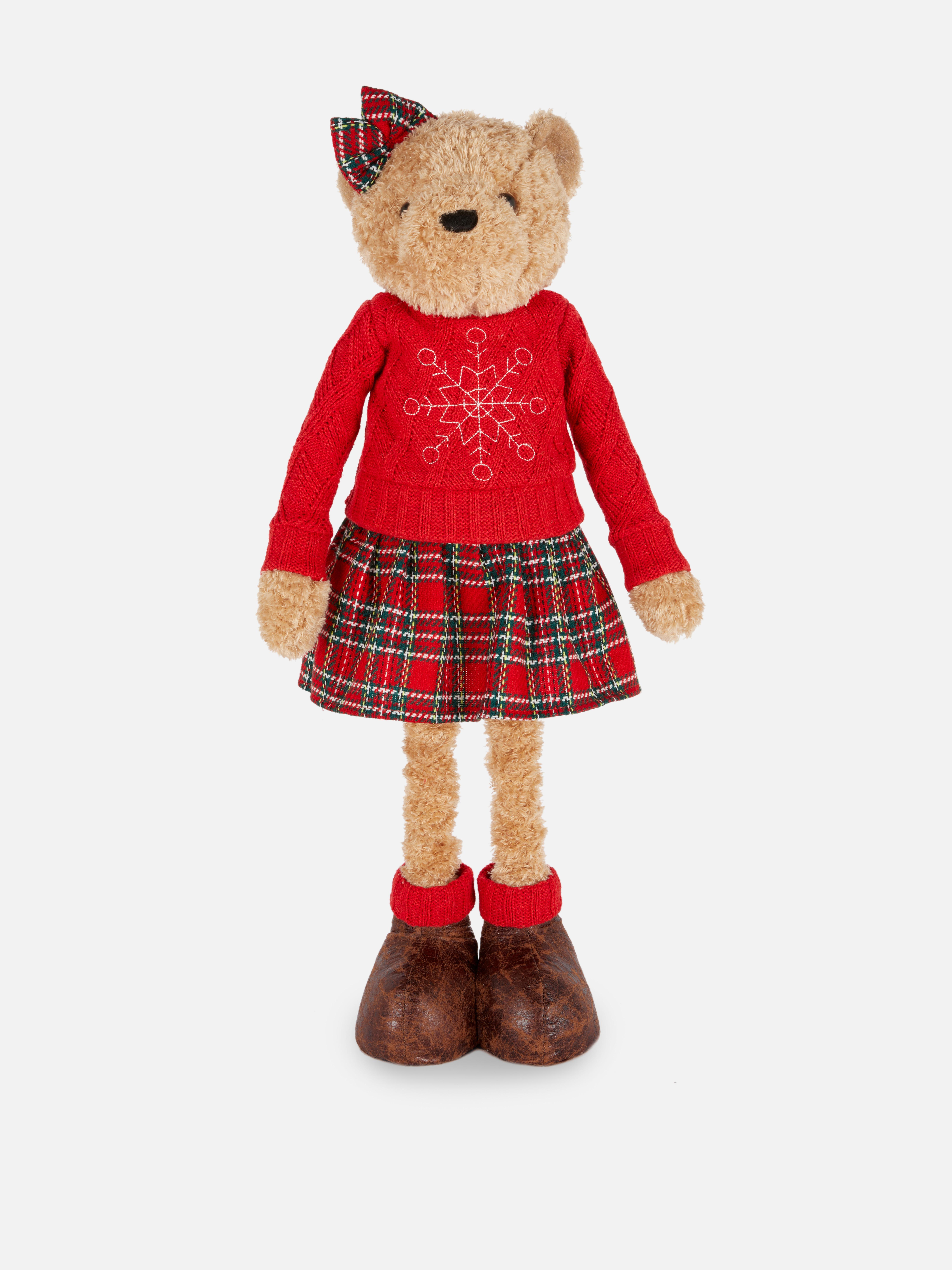 Extendable Leg Christmas Plush Toy
