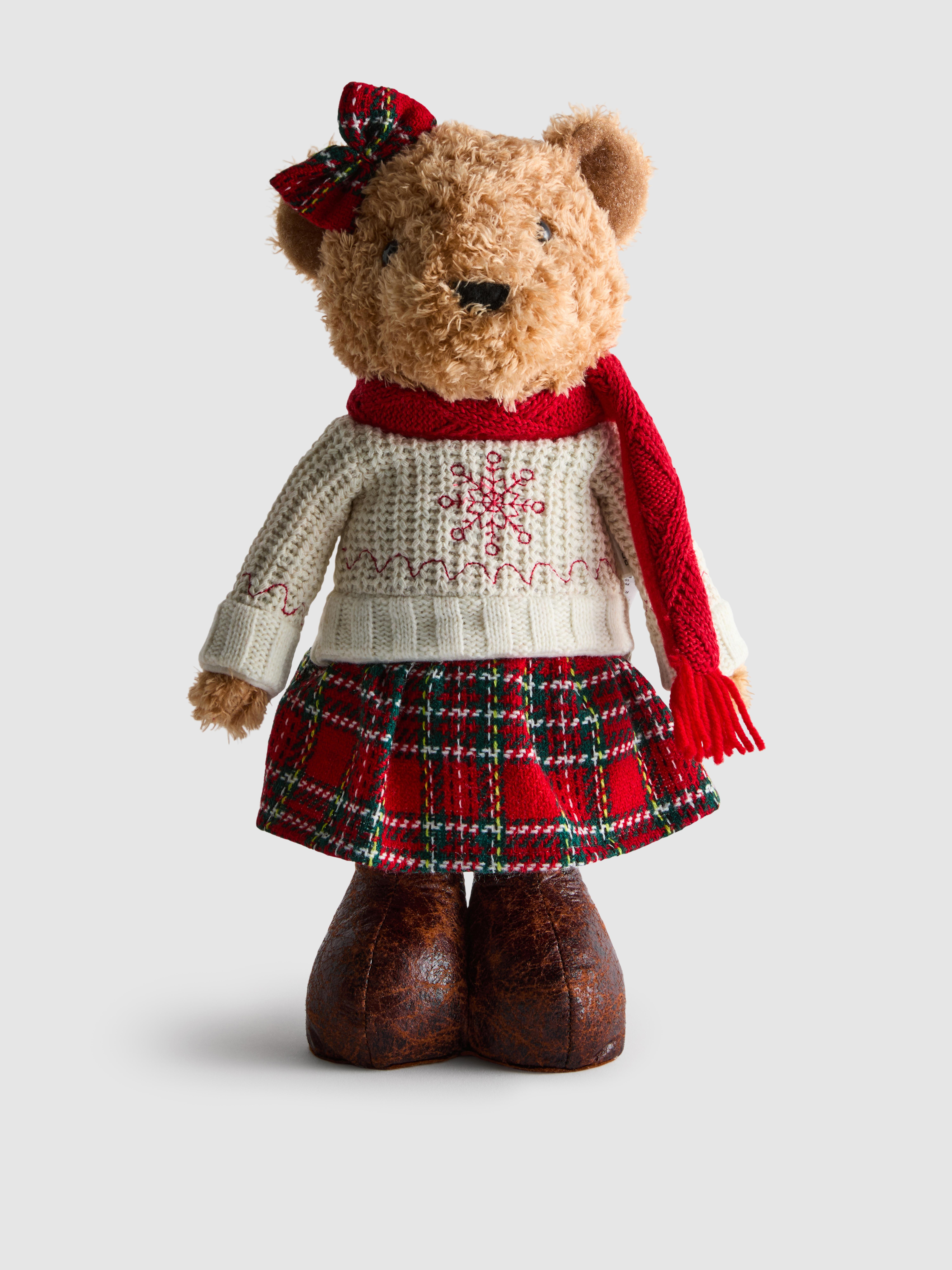 Standing Christmas Teddy Bear
