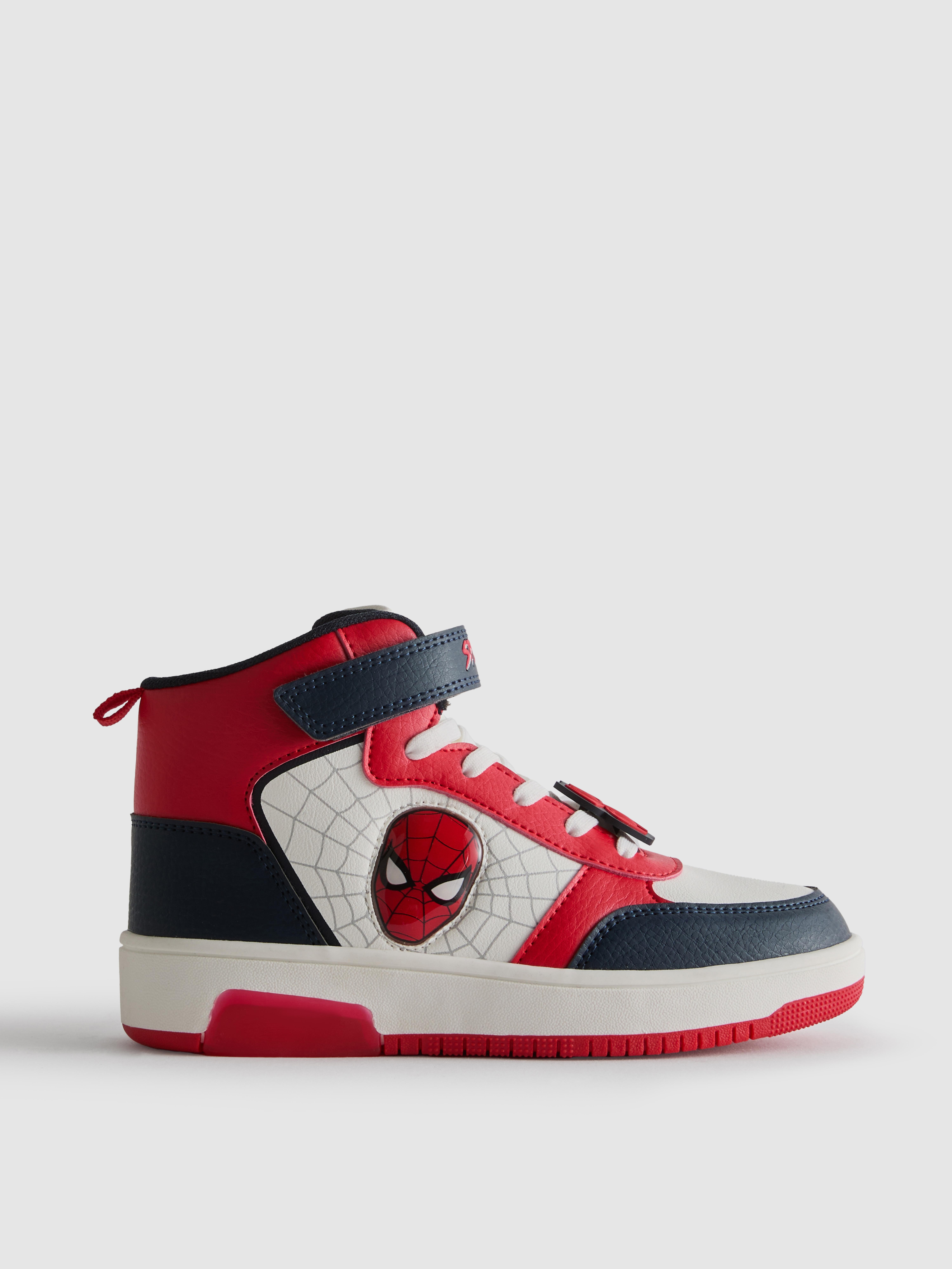 MARVEL Spider-Man Light Up High-Top Trainers