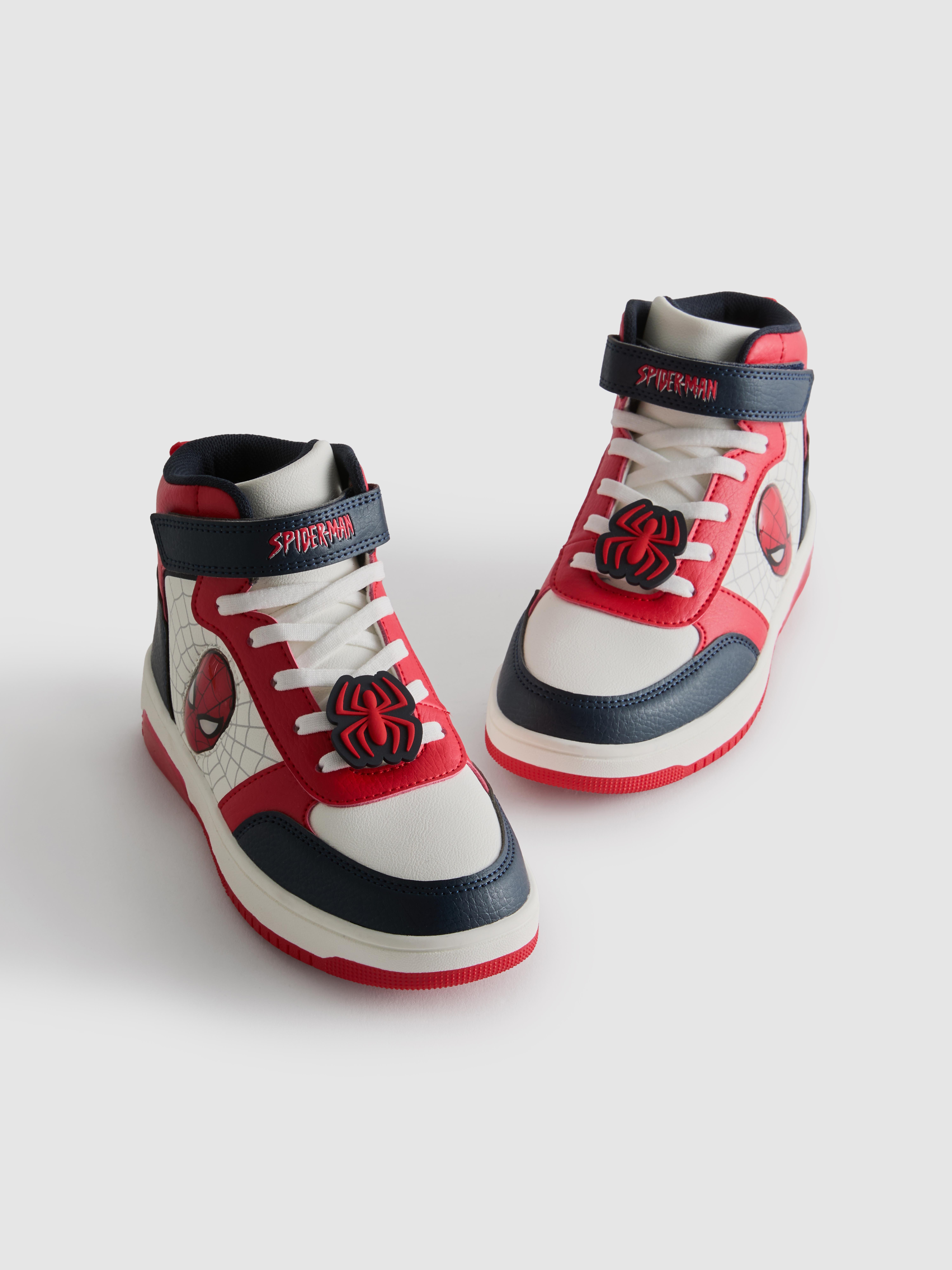 MARVEL Spider-Man Light Up High-Top Trainers