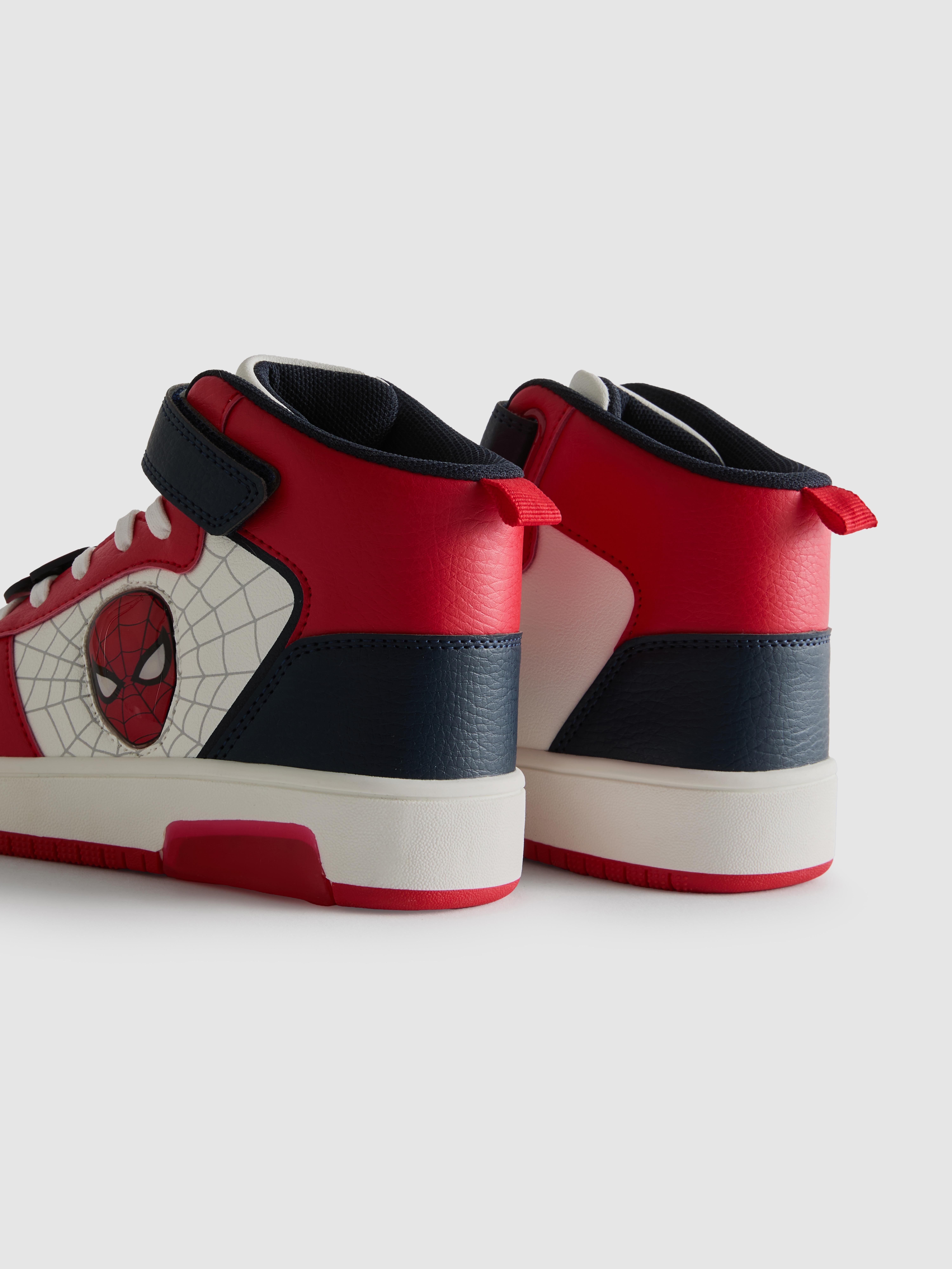 MARVEL Spider-Man Light Up High-Top Trainers