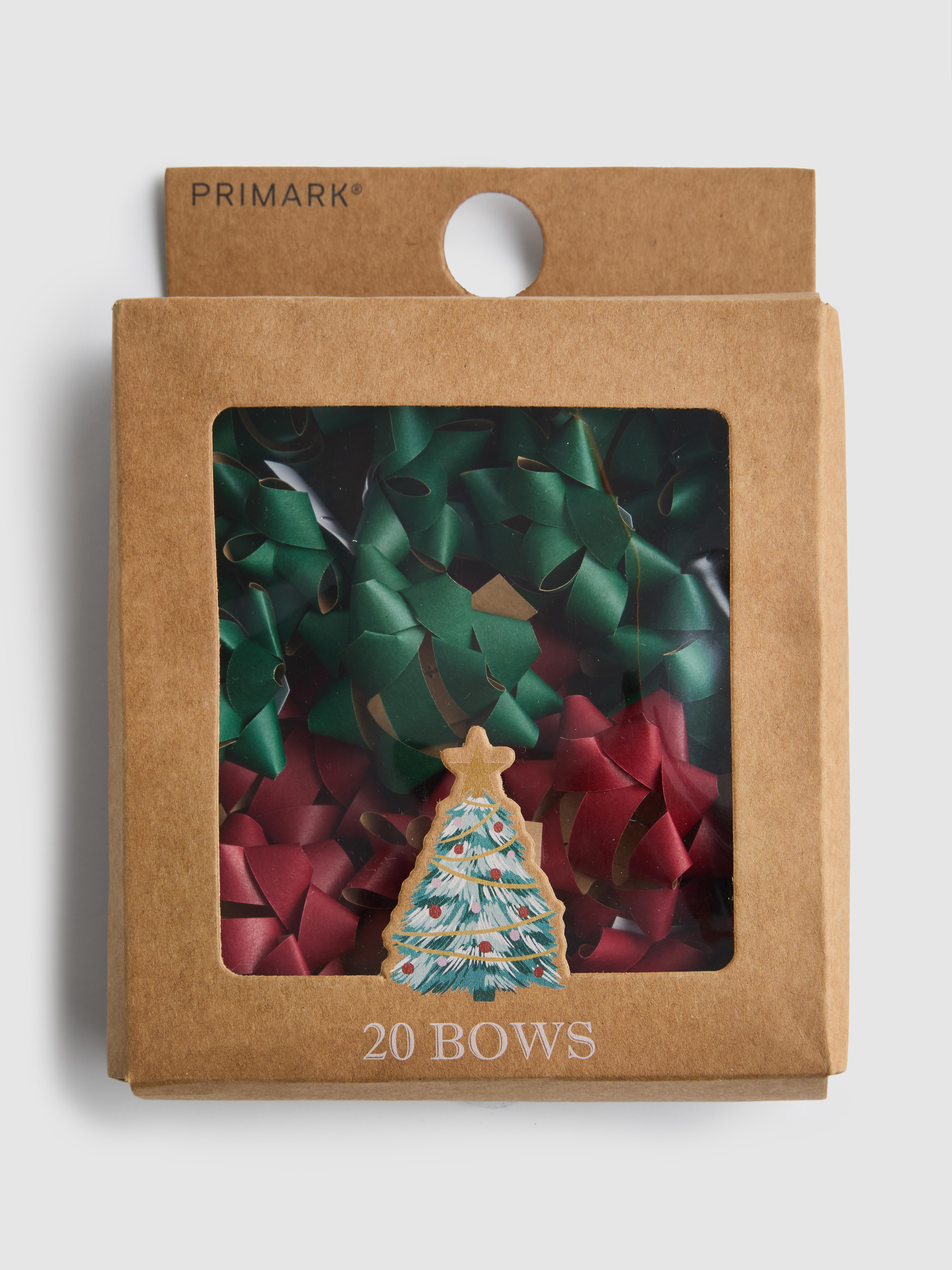 20pk Decorative Gift Bow