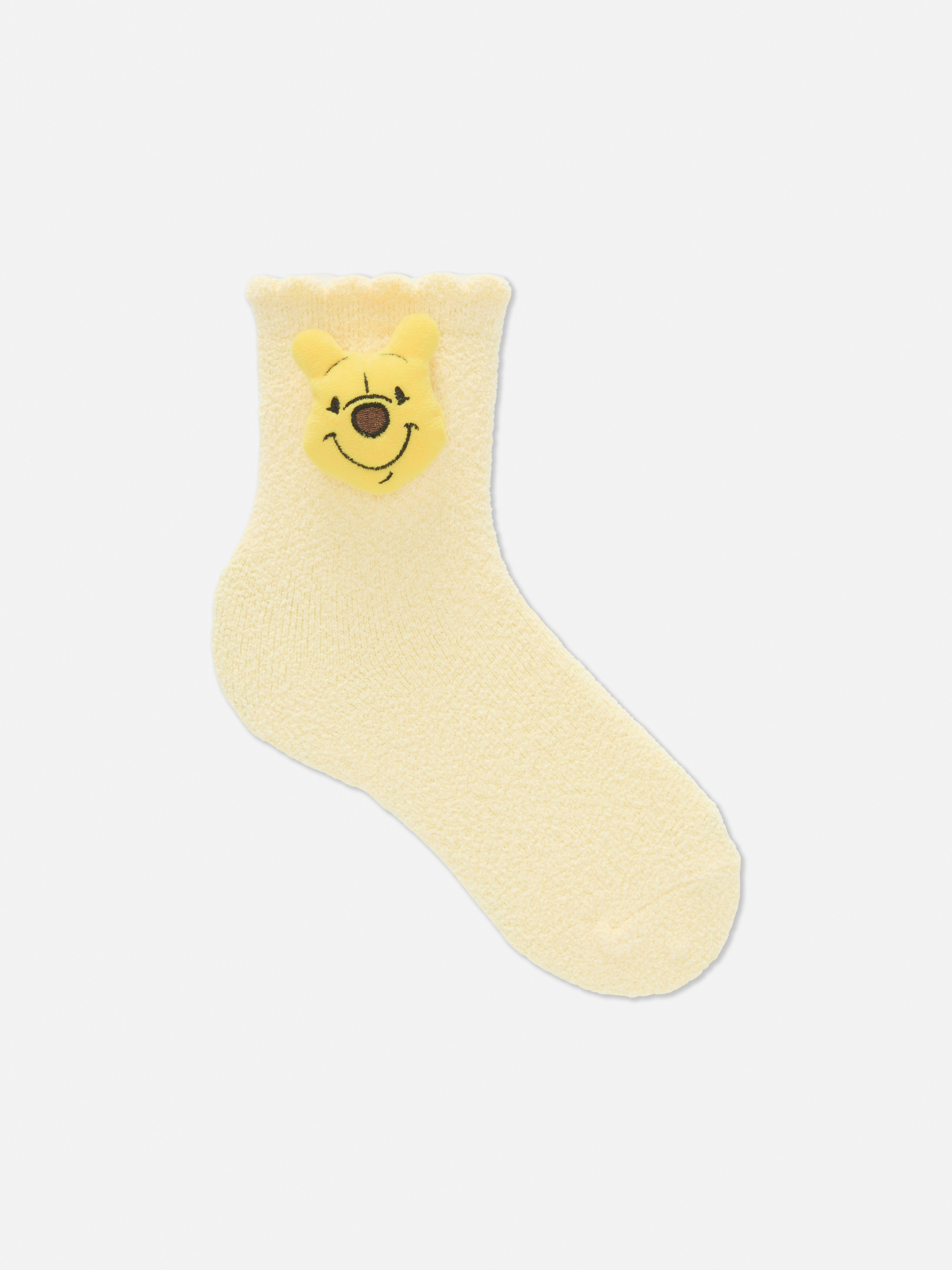 1pk Disney’s Winnie The Pooh Cozy Slipper Socks