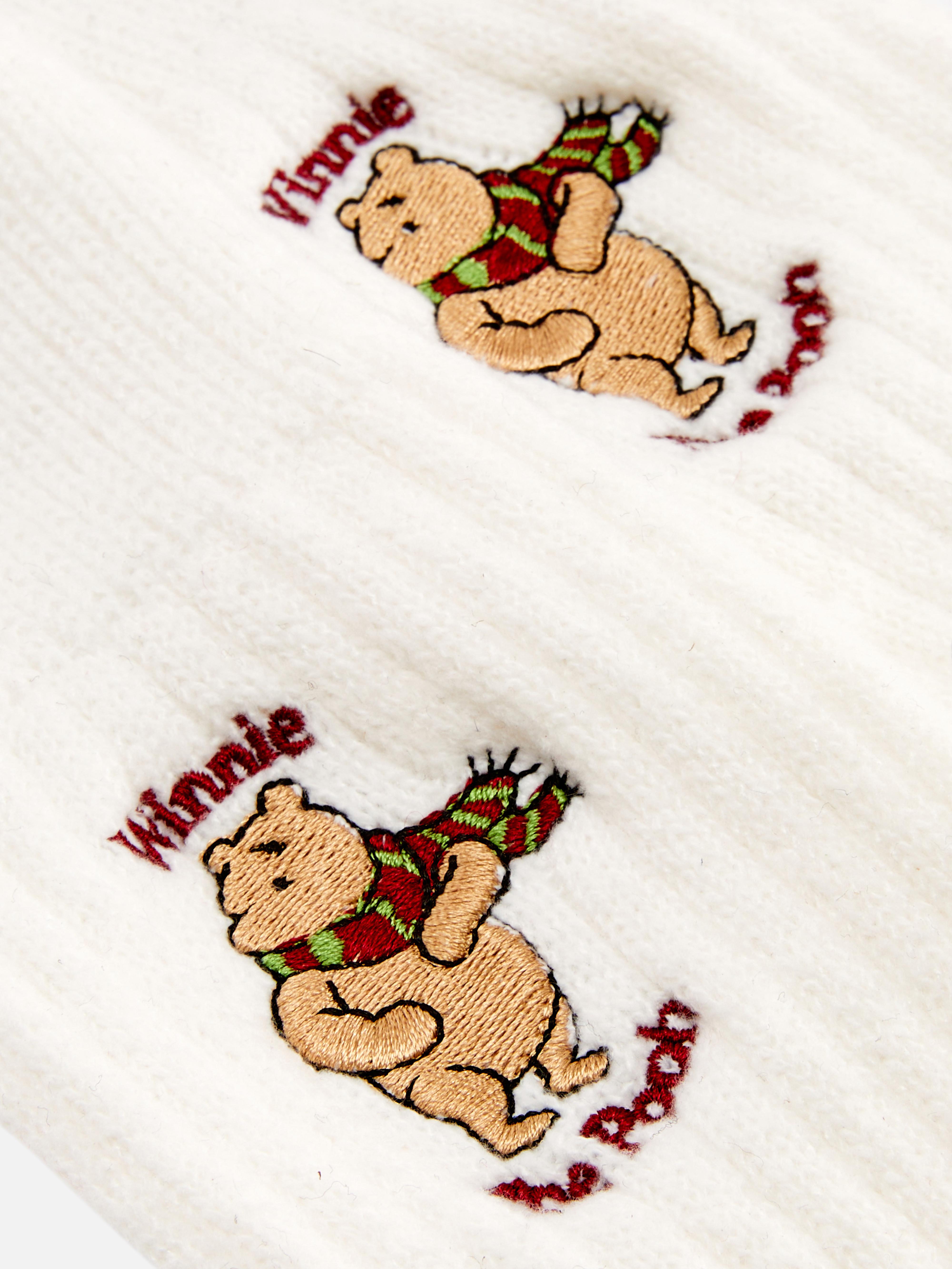 Disney’s Winnie The Pooh Embroidered Socks