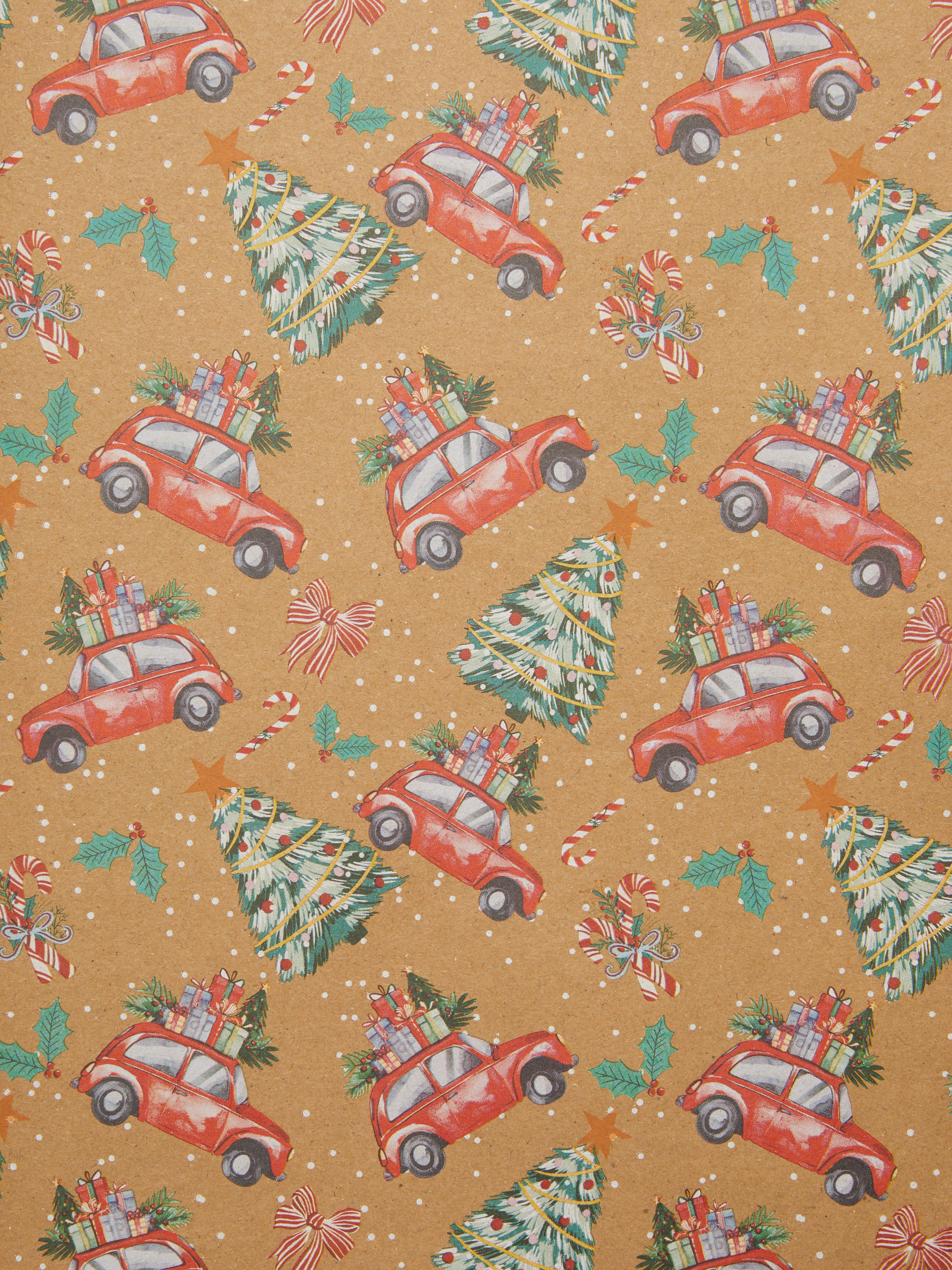 8m Christmas Tree and Car Wrapping Paper