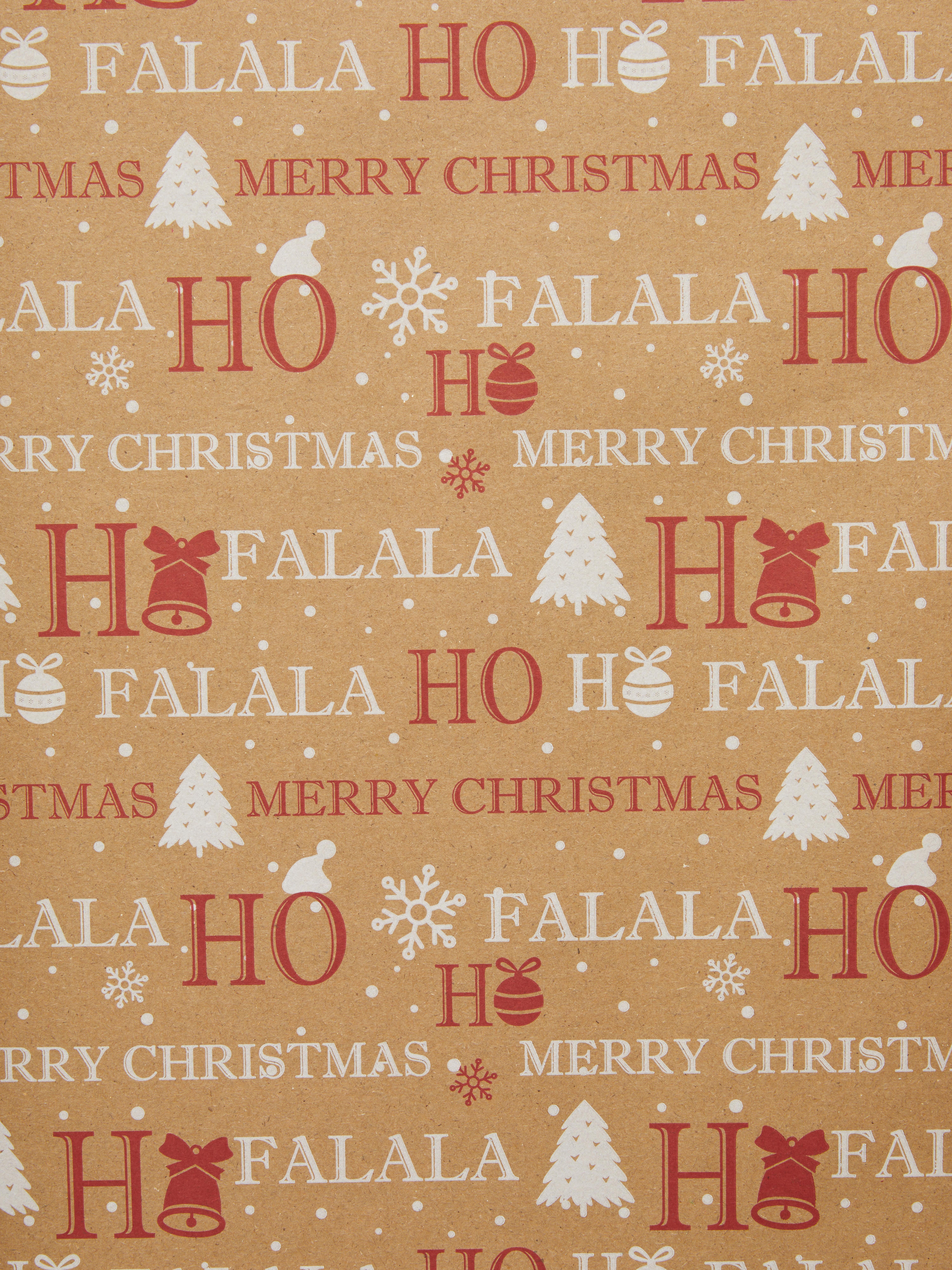 8m Christmas FaLaLa Wrapping Paper