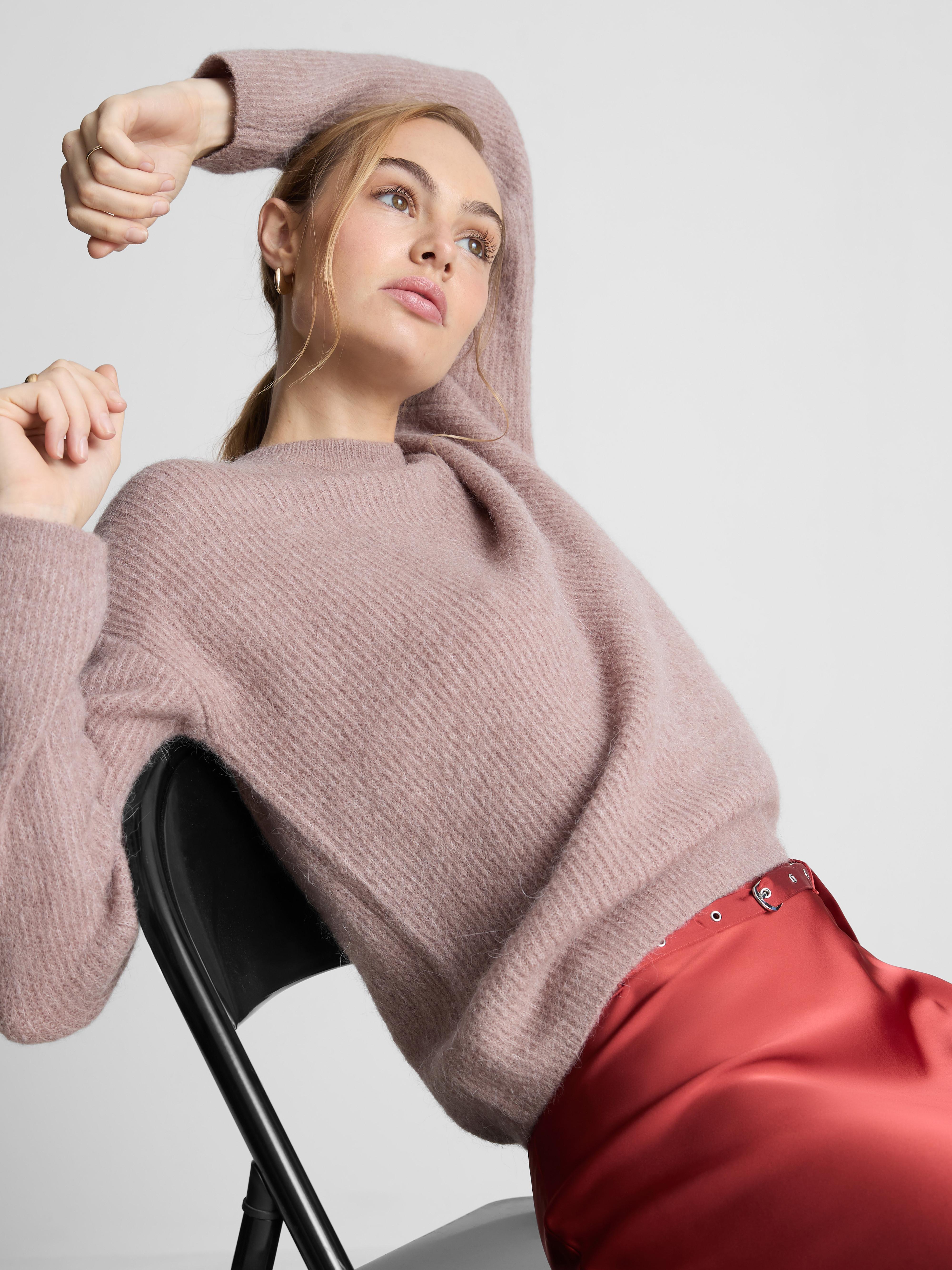 Satijnen midirok met ceintuur The Edit