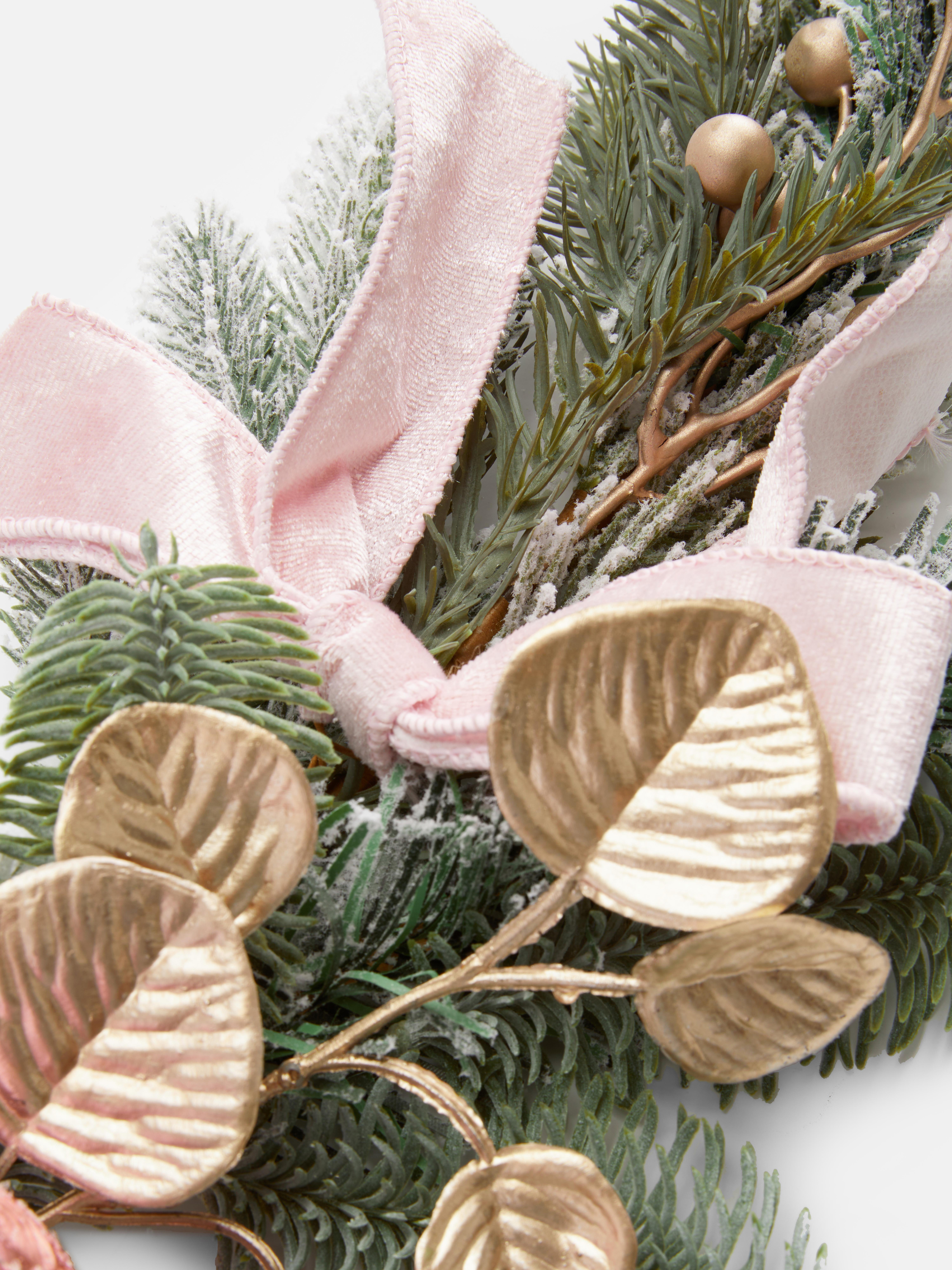 Bow and Bauble Christmas Garland