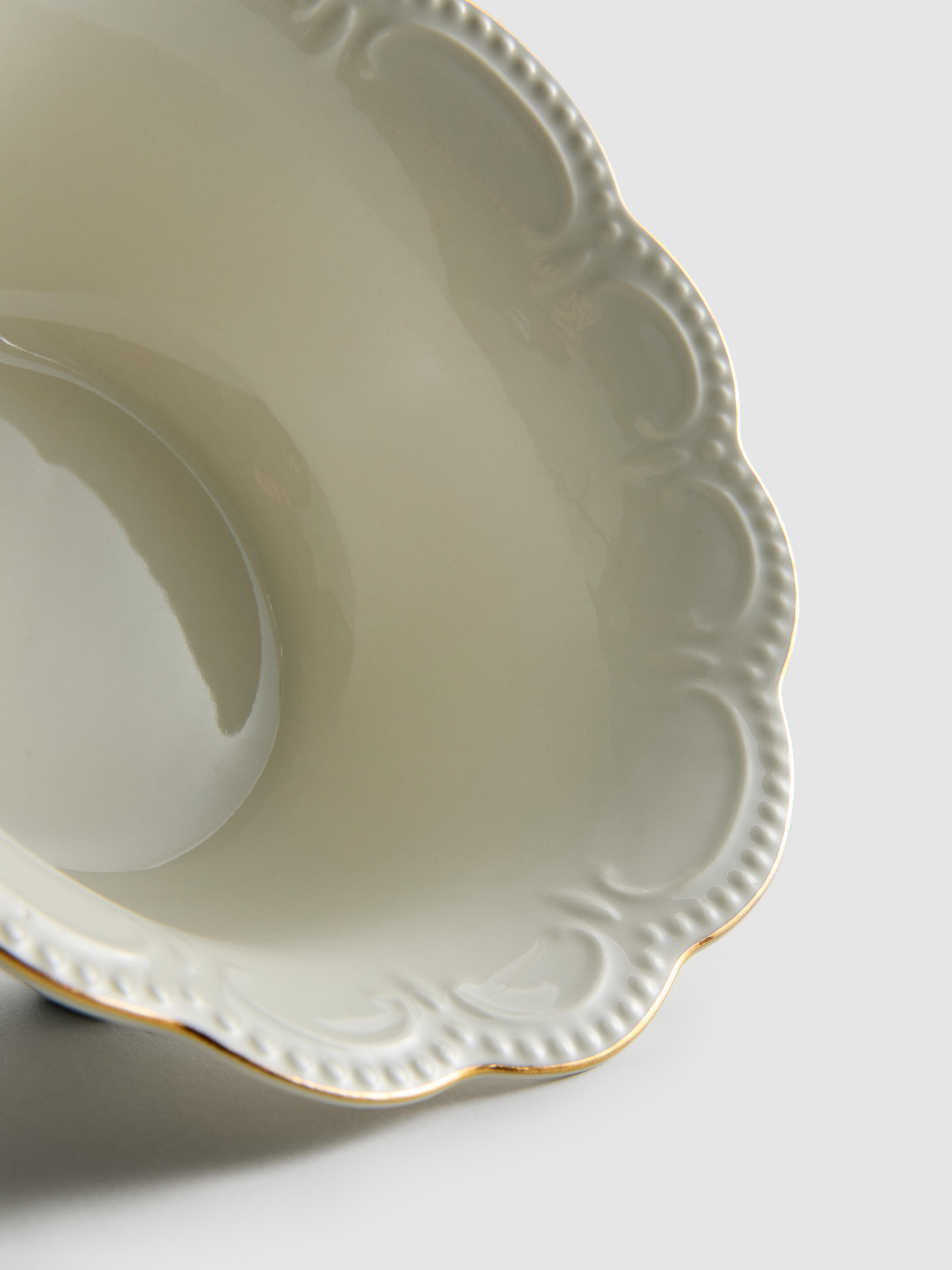 Scalloped Edge Cereal Bowl