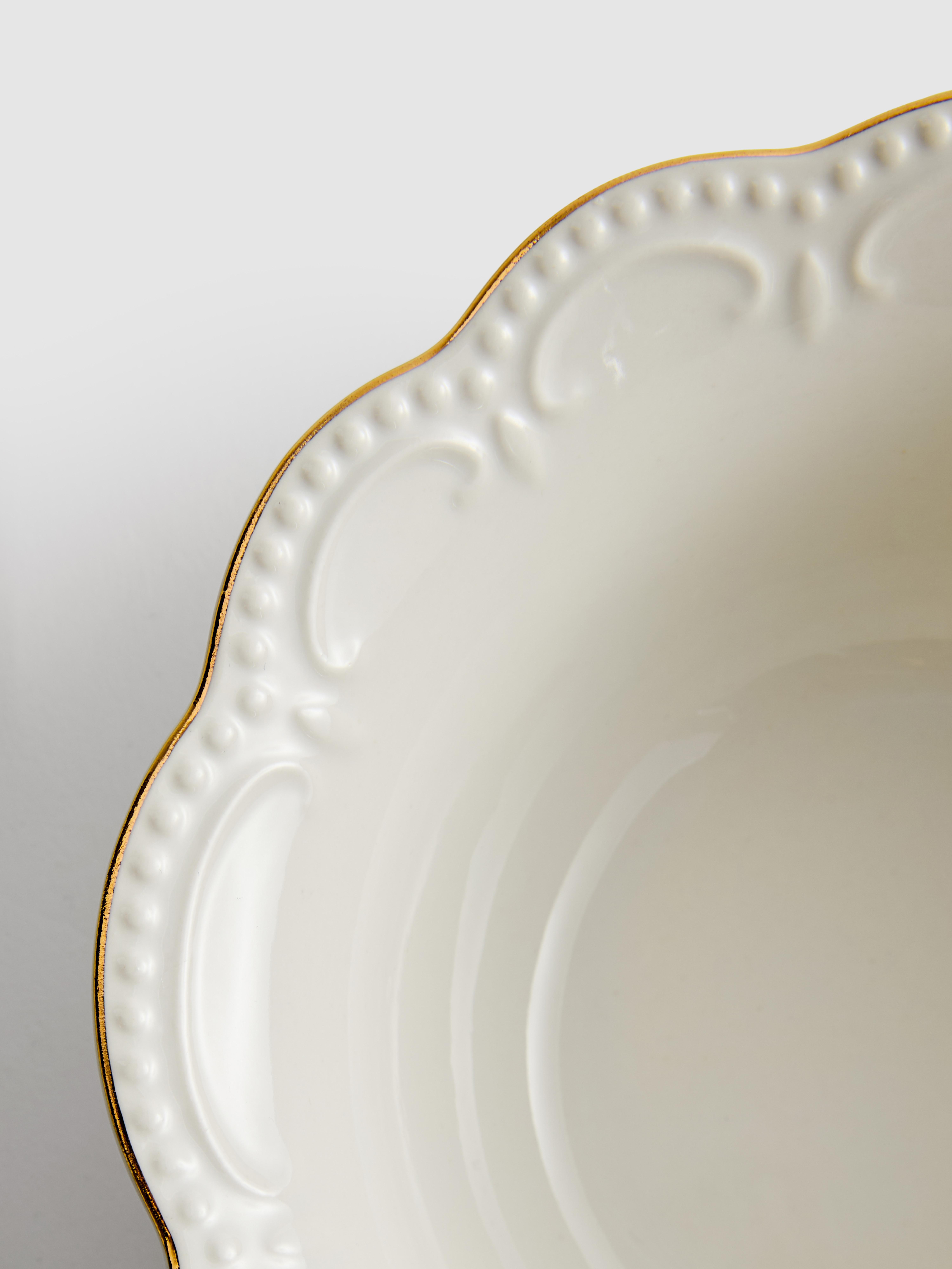 Scalloped Edge Cereal Bowl