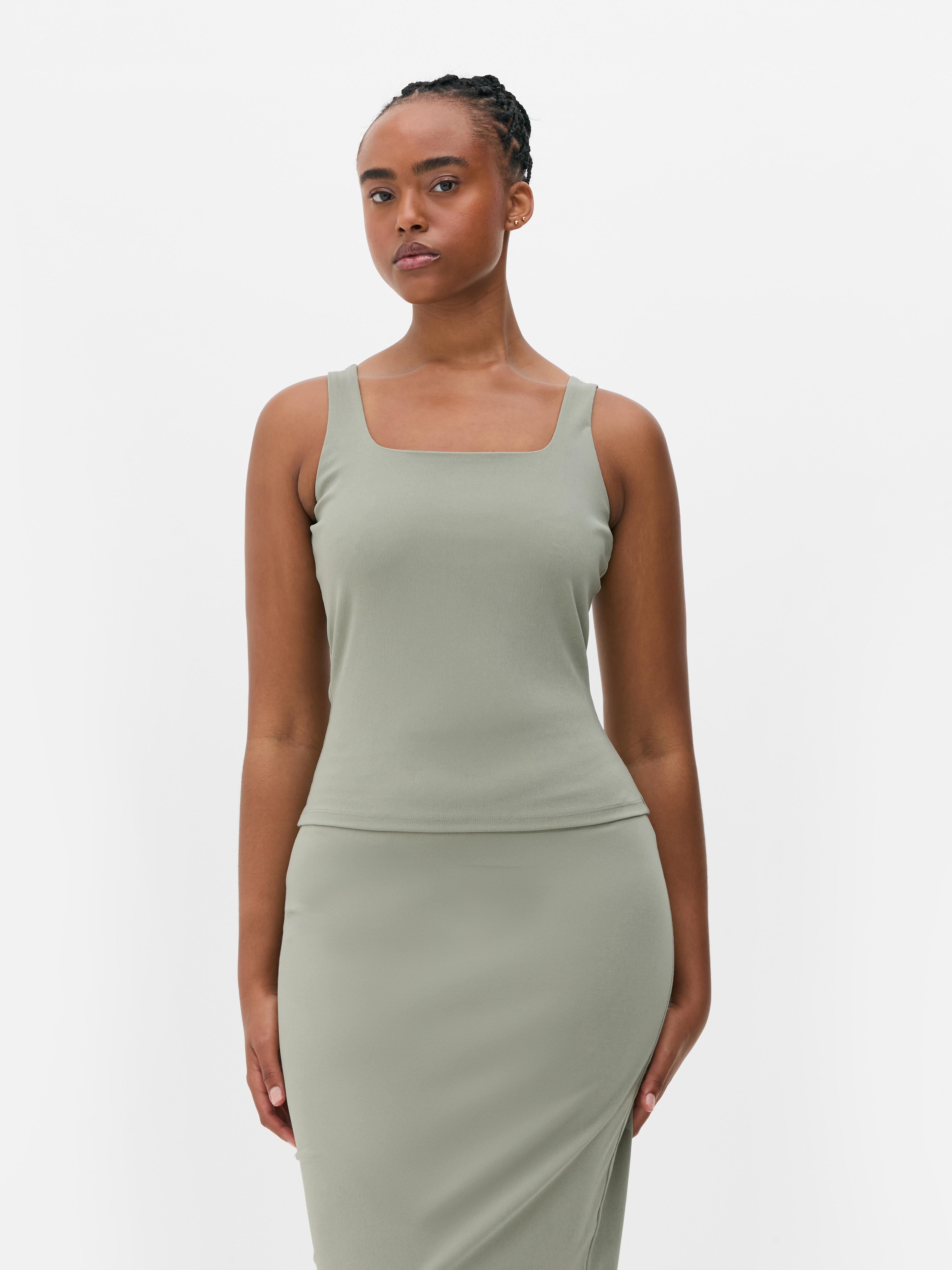 Crepe Tank Top
