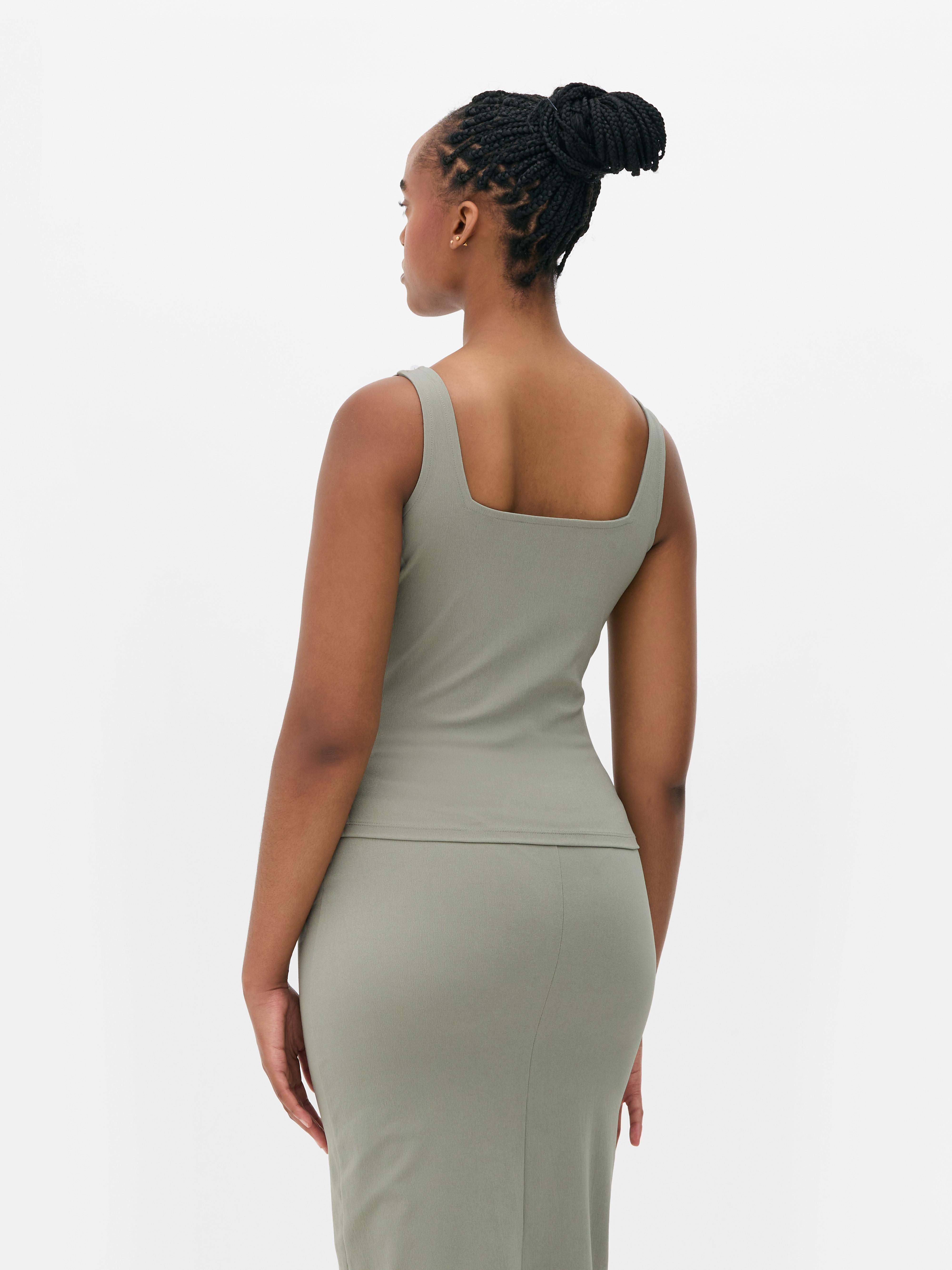 Crepe Tank Top