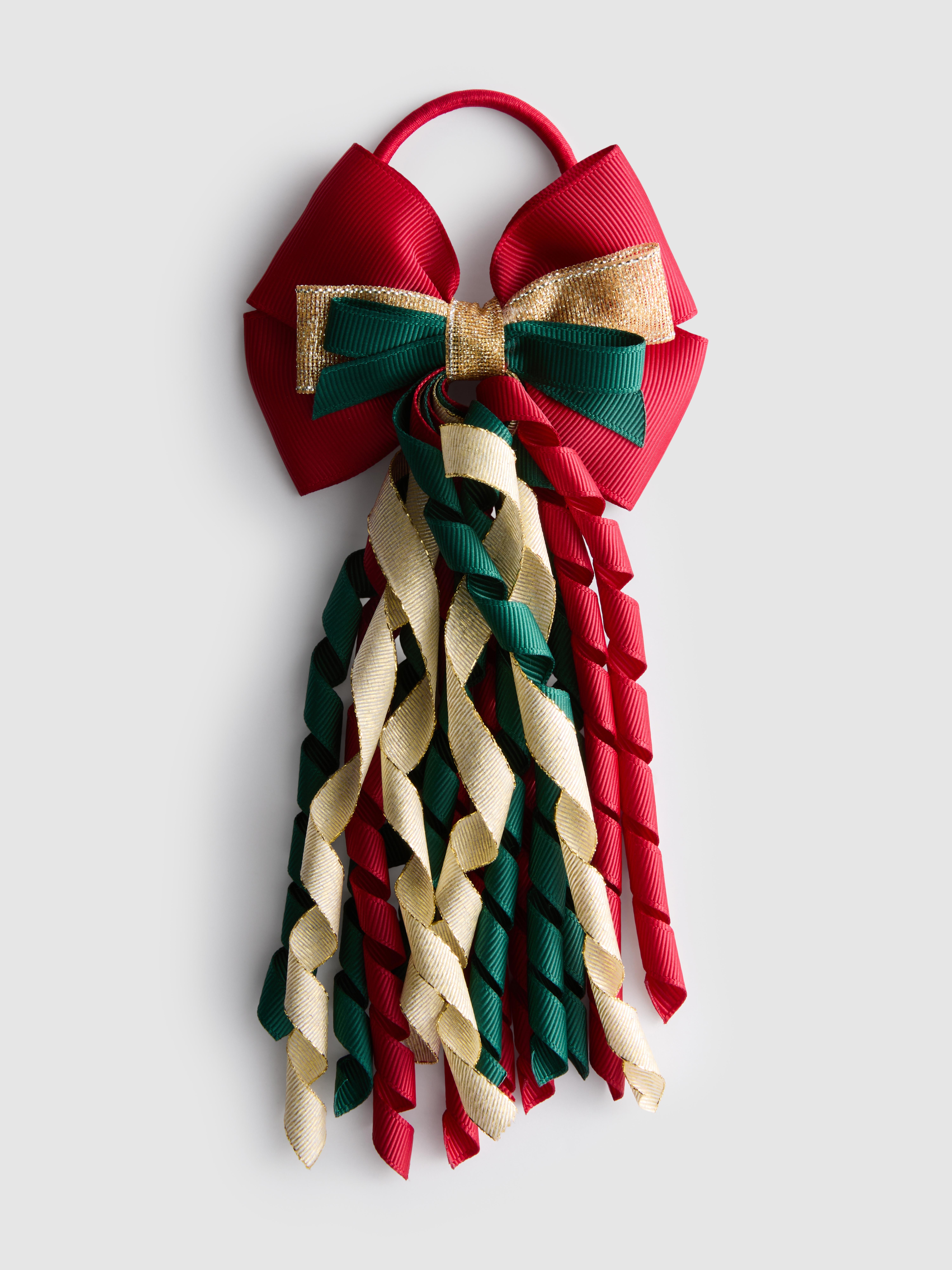 Christmas Bow Ribbon Hair Band