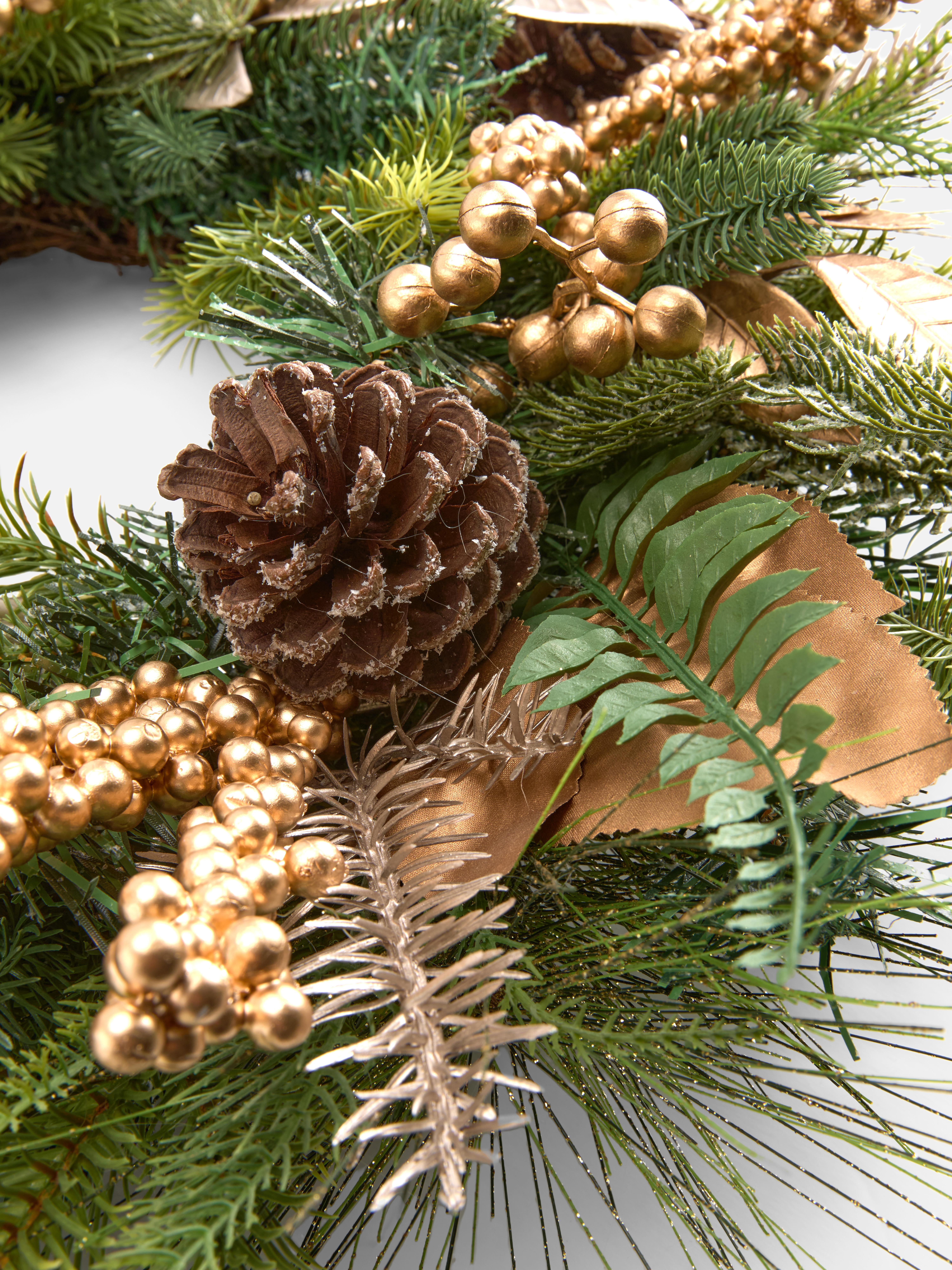 Faux Christmas Wreath