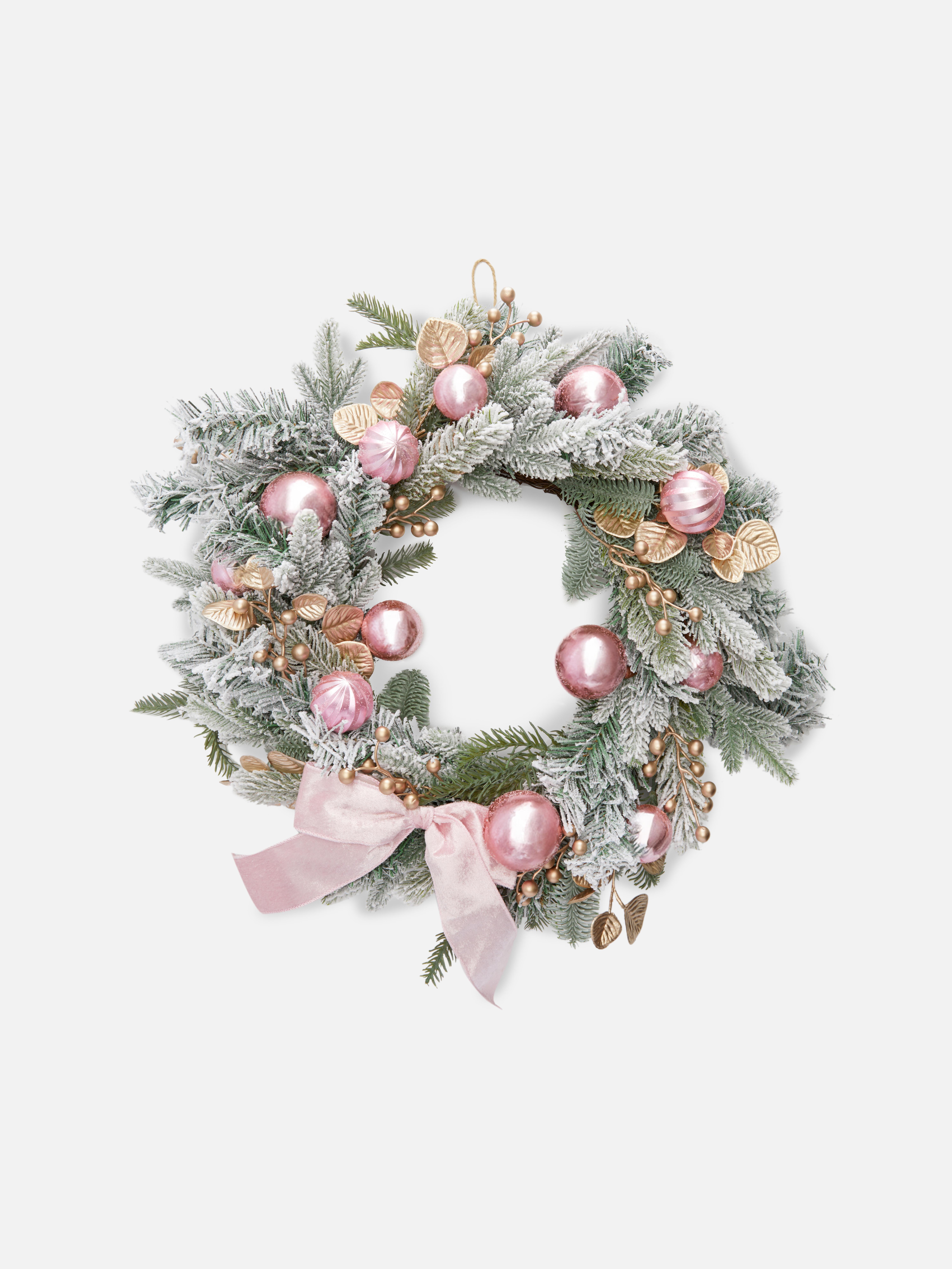 Faux Christmas Wreath