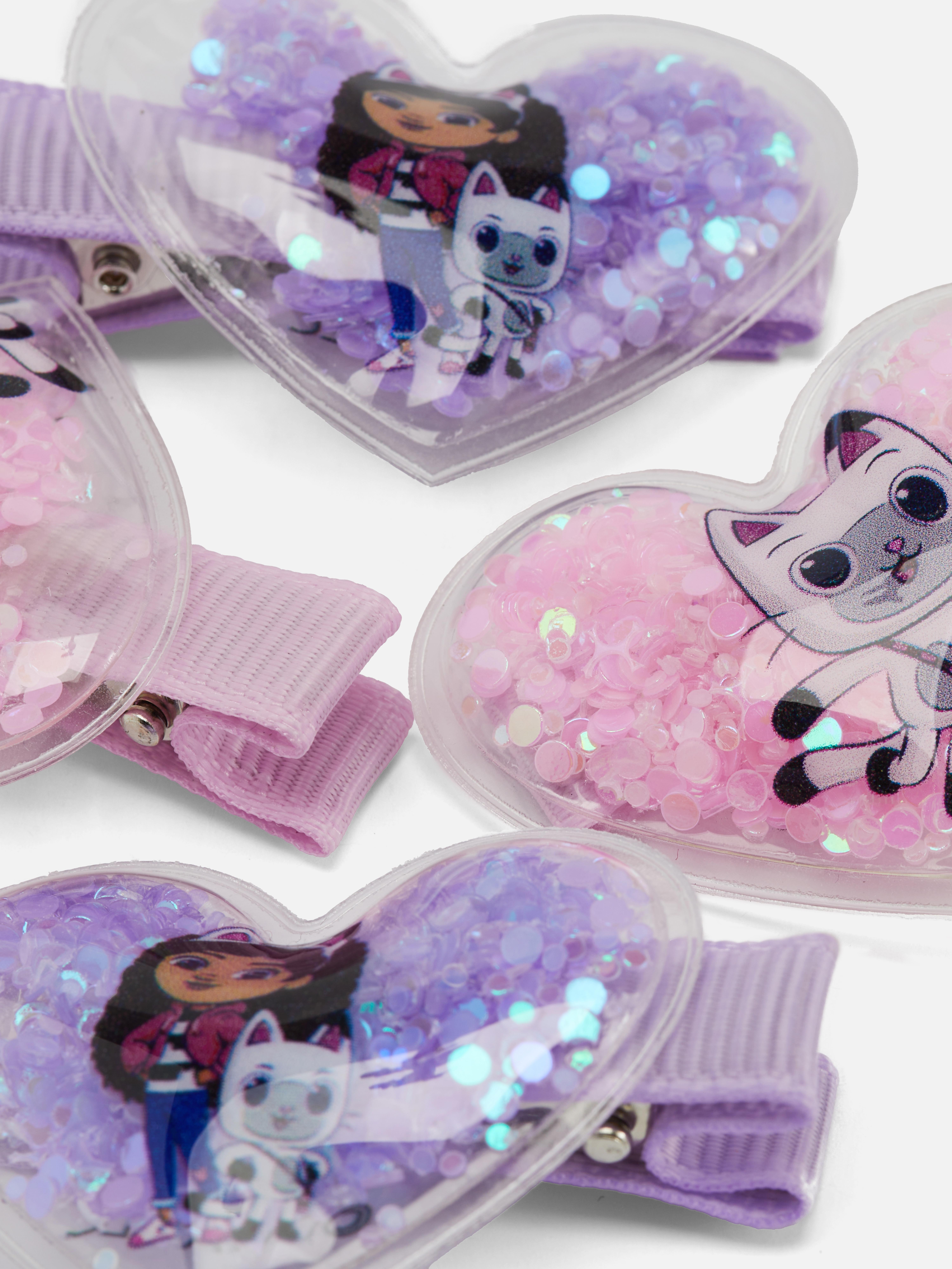 Glitzernde „Gabby's Dollhouse“ Spangen, 4er-Pack