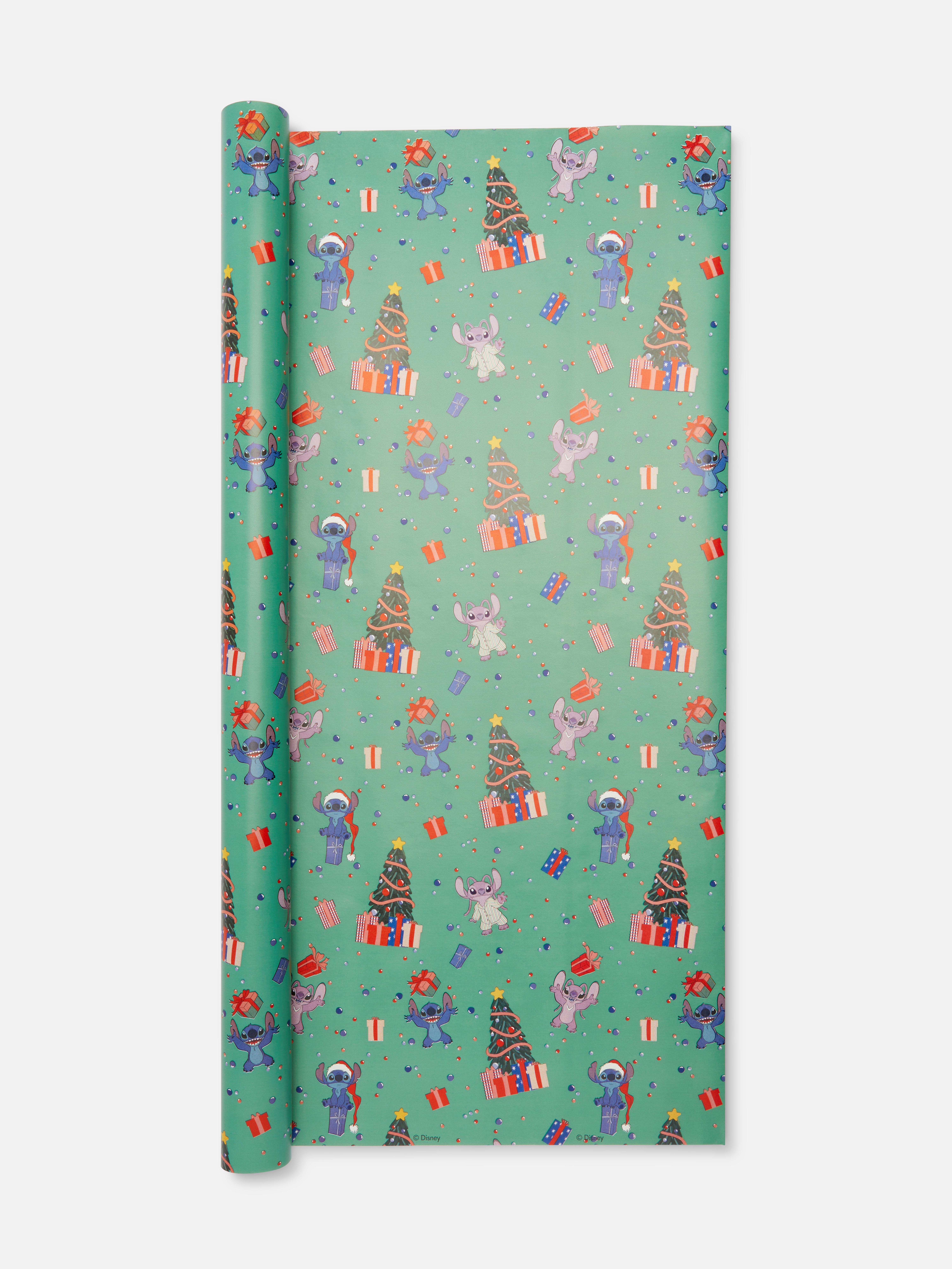 Hârtie pentru împachetat cadouri de Crăciun Stitch Disney 12 m