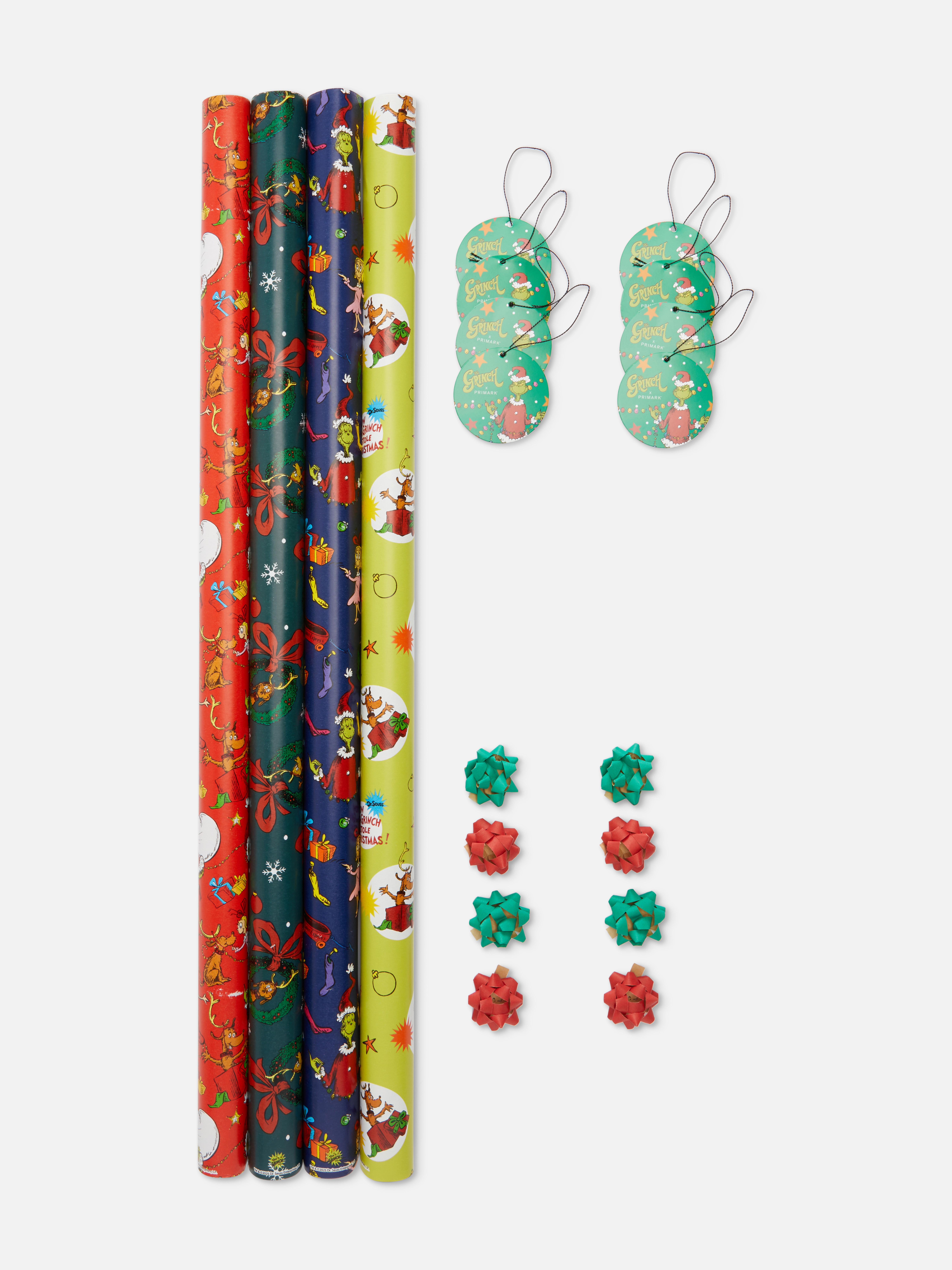 The Grinch Christmas Gift Wrap Set