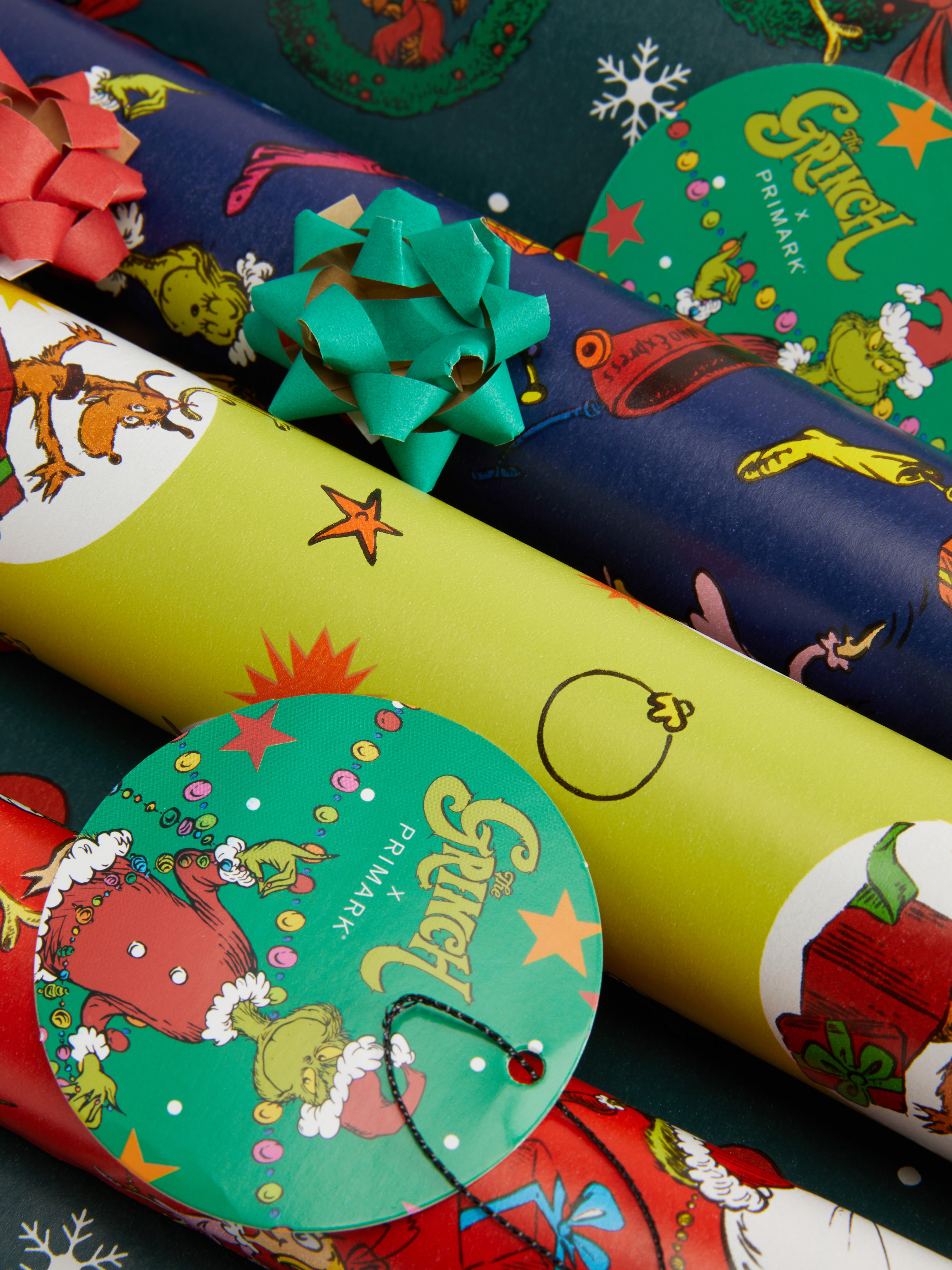 The Grinch Christmas Gift Wrap Set