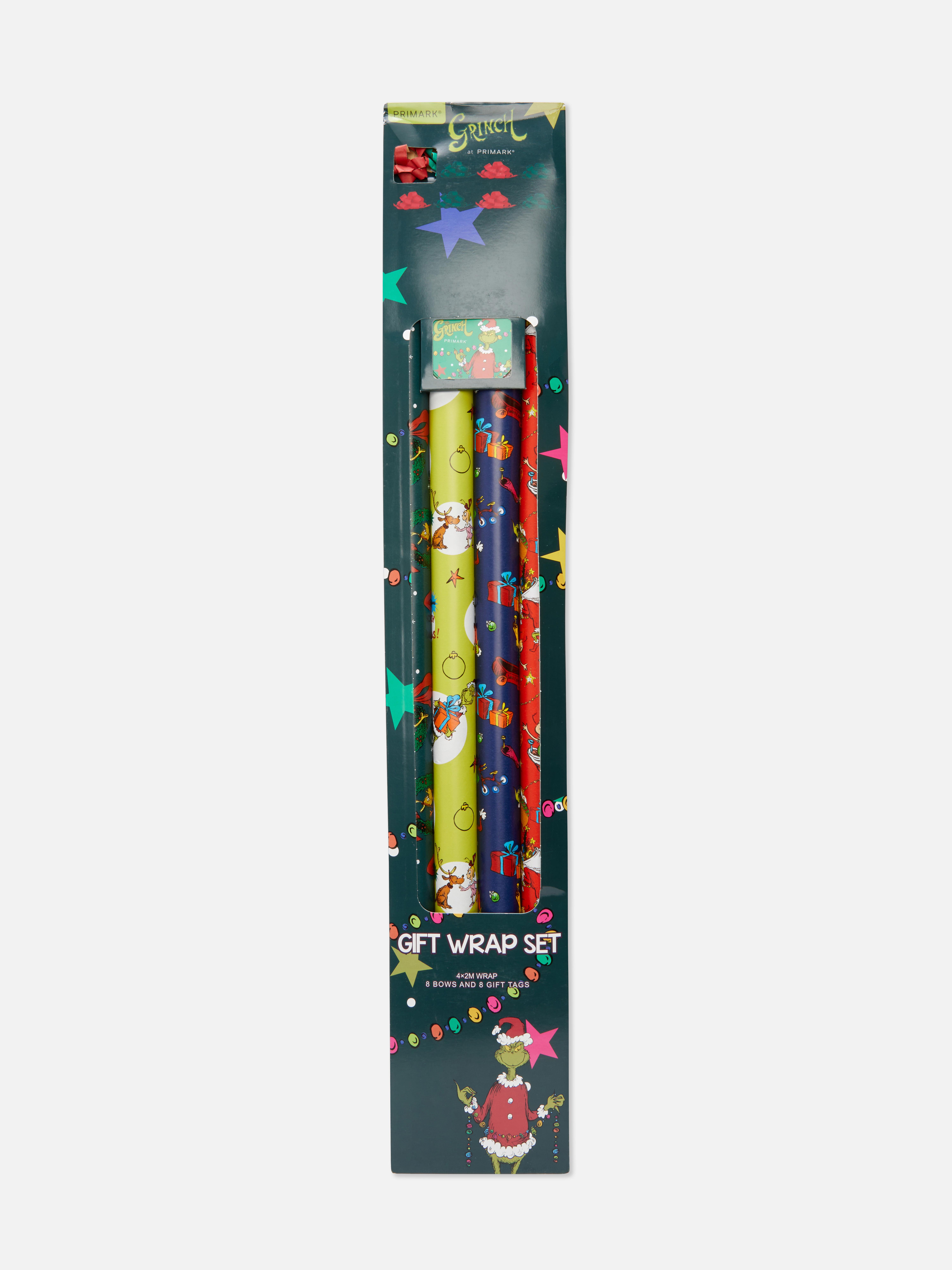 The Grinch Christmas Gift Wrap Set