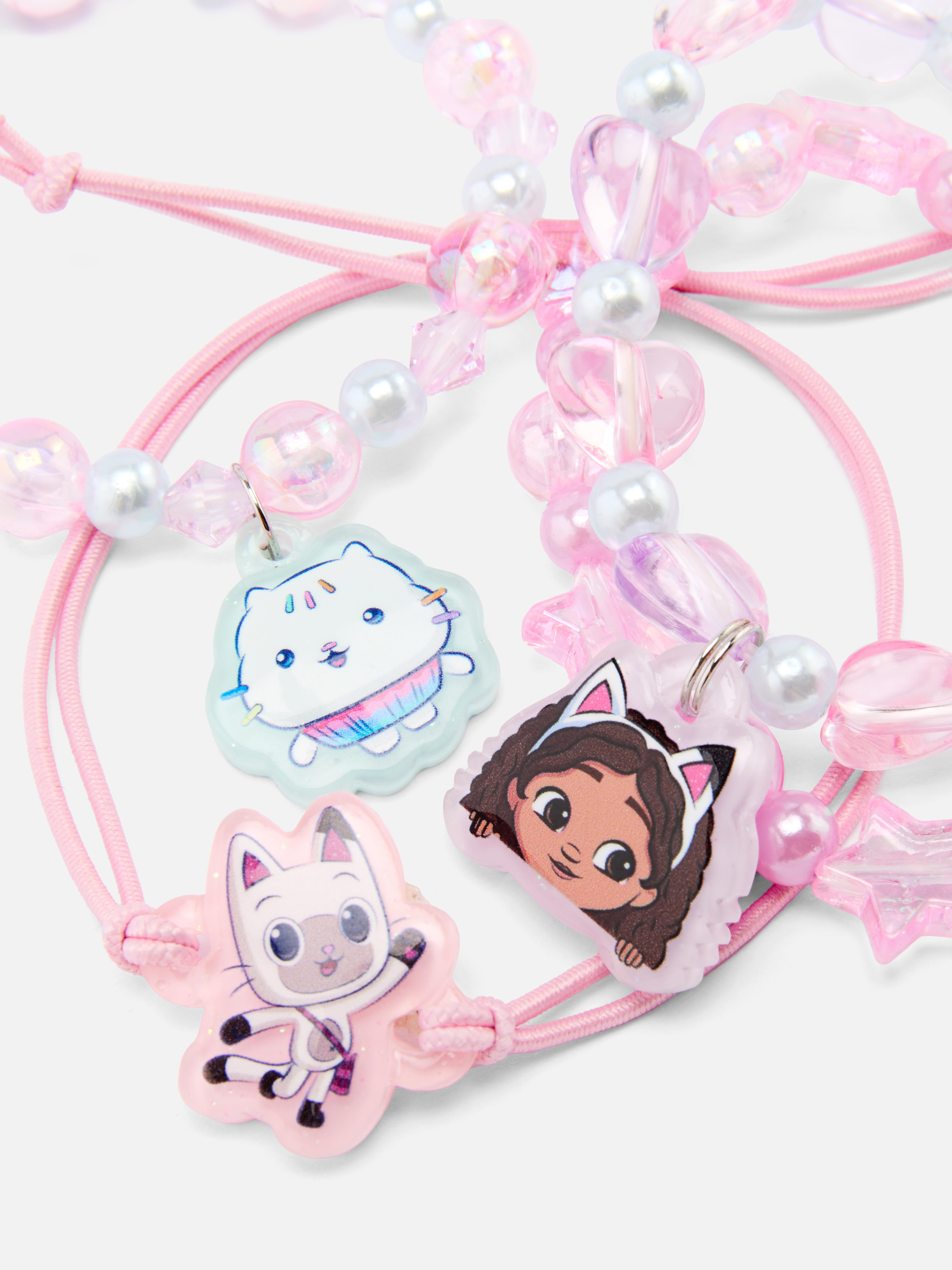 Pack 4 pulseiras A Casa de Bonecas da Gabby