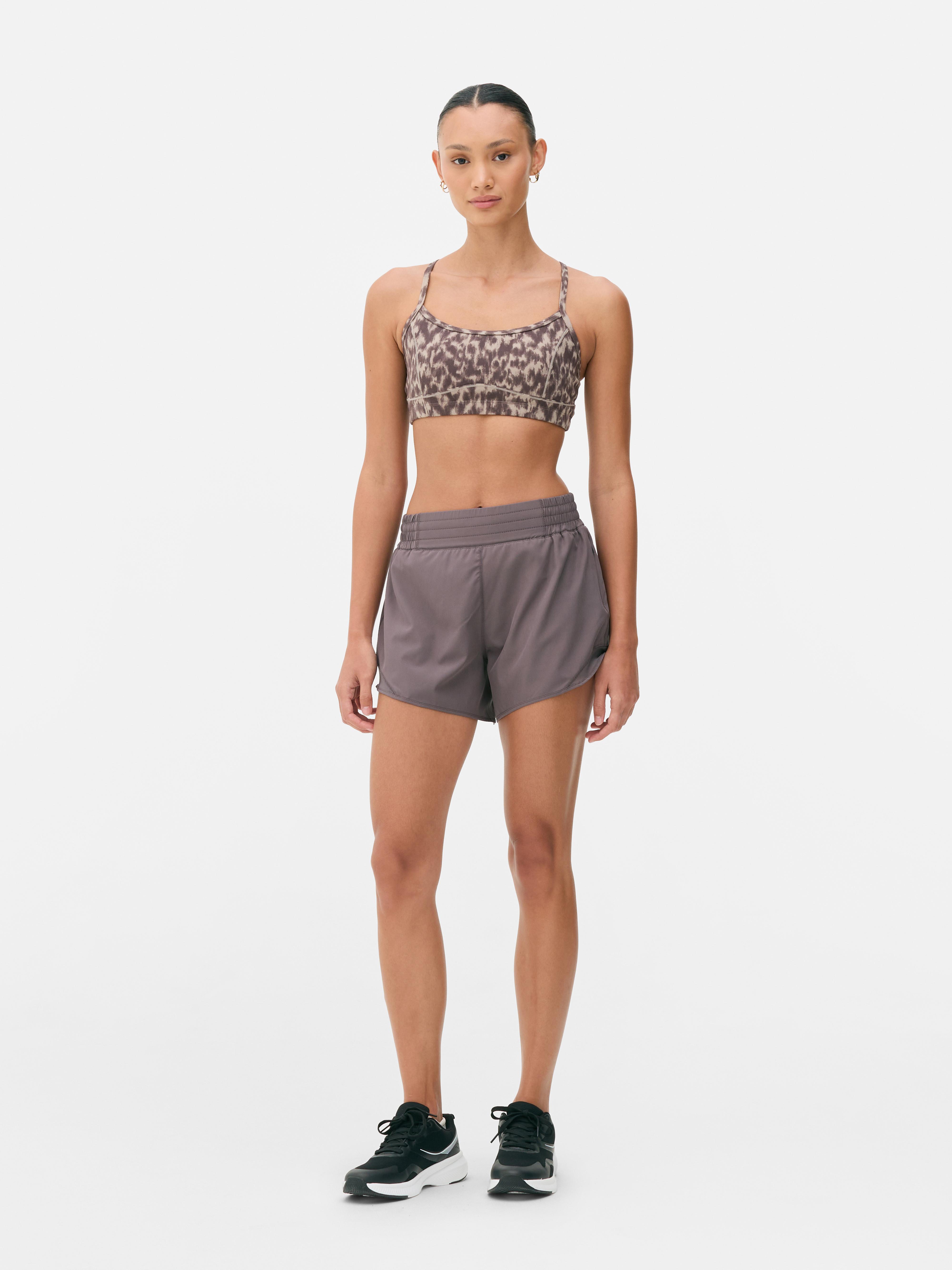 Sportshort met mesh panelen