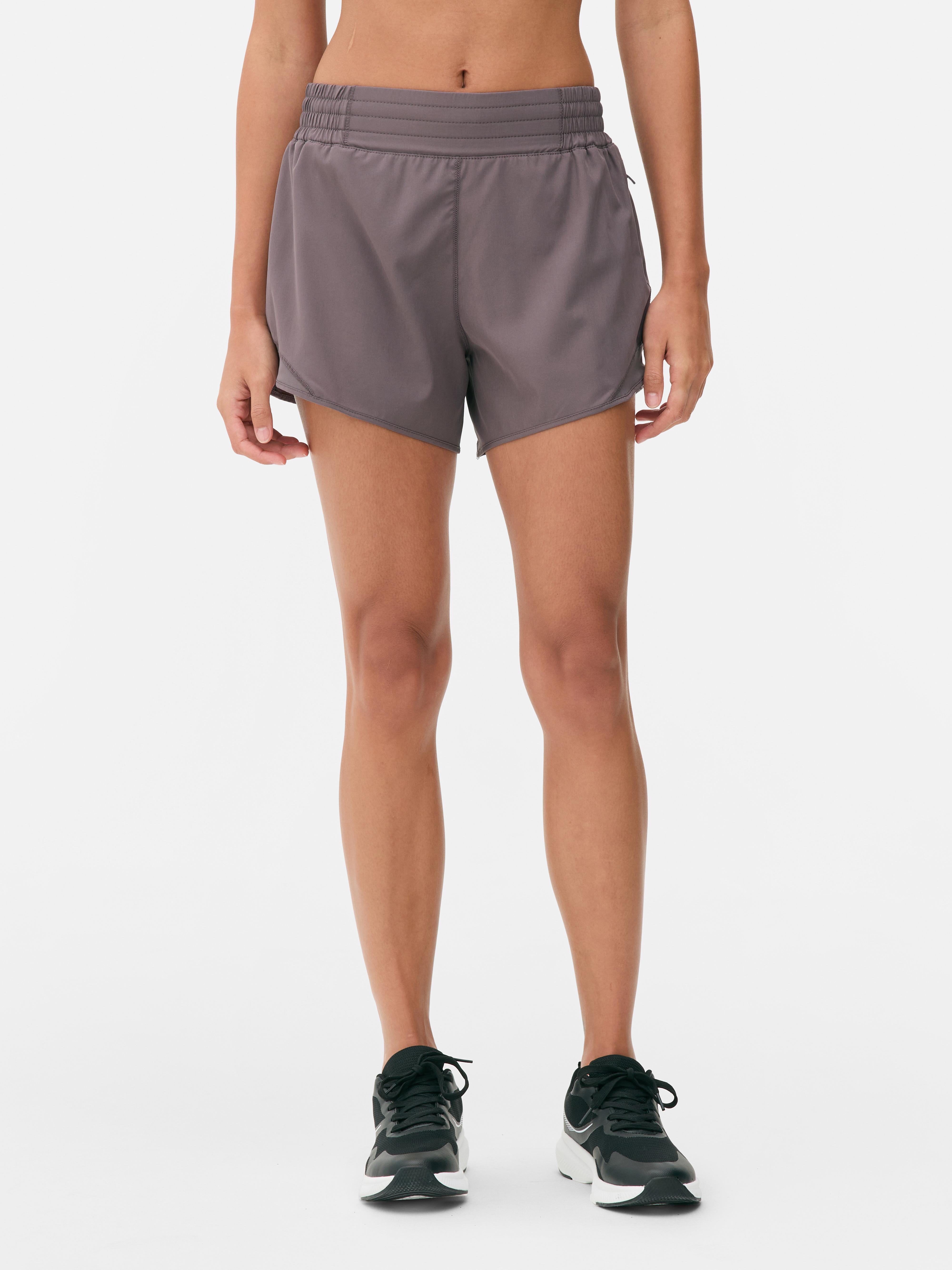 Sportshort met mesh panelen