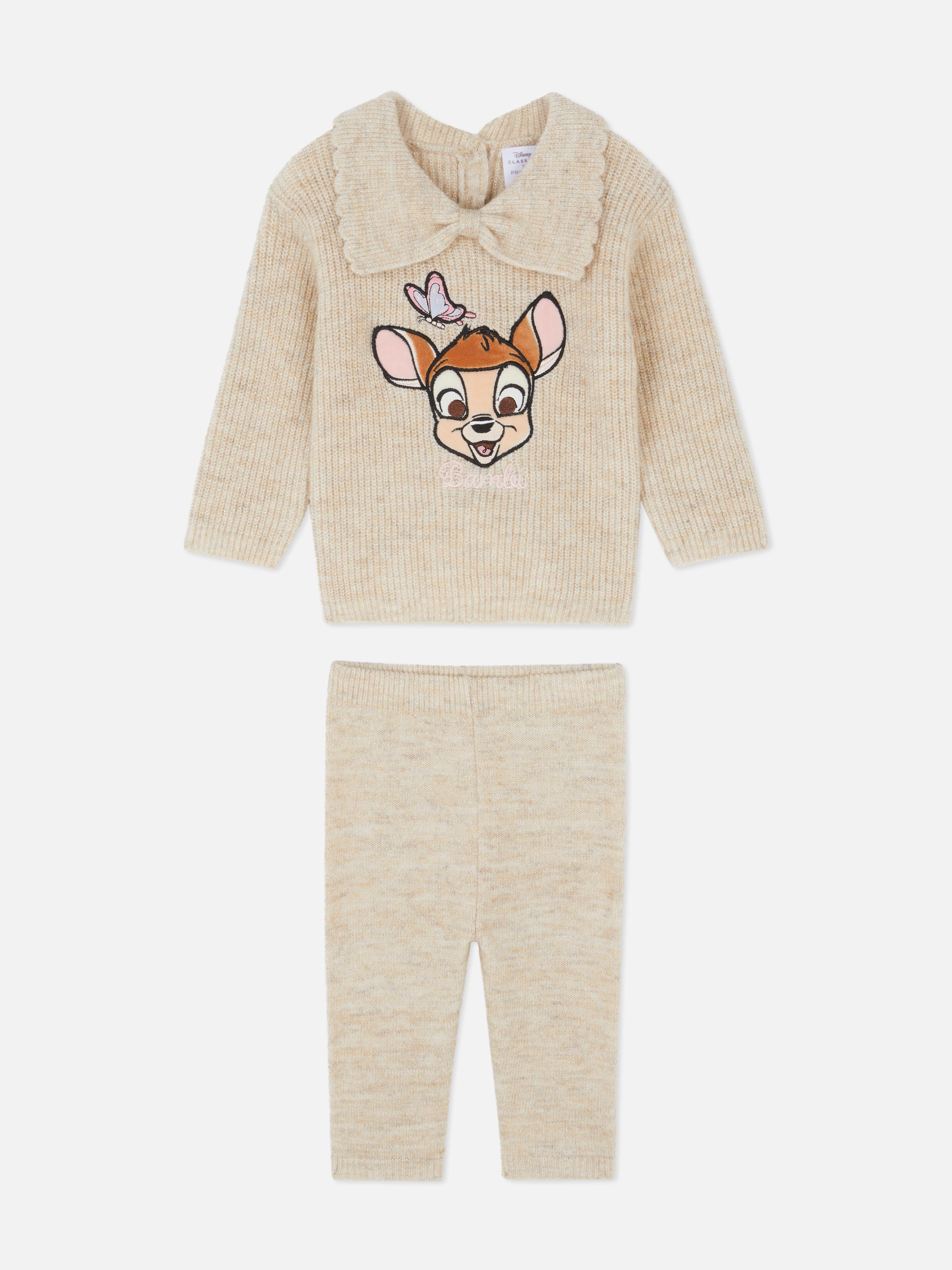 0-36 mois | Pull à nœud et legging Disney Bambi