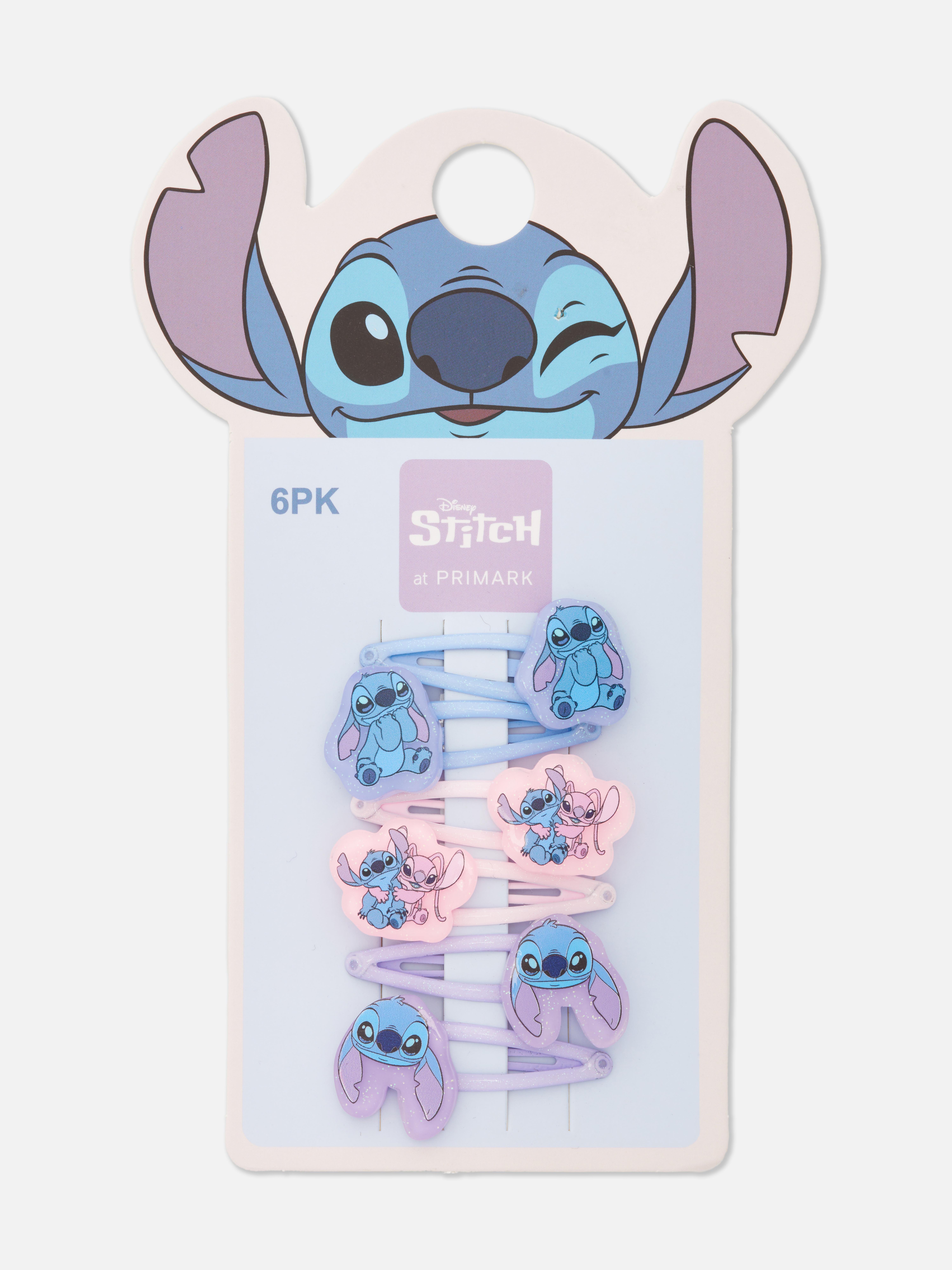 6pk Disney’s Stitch Snap Hair Clips