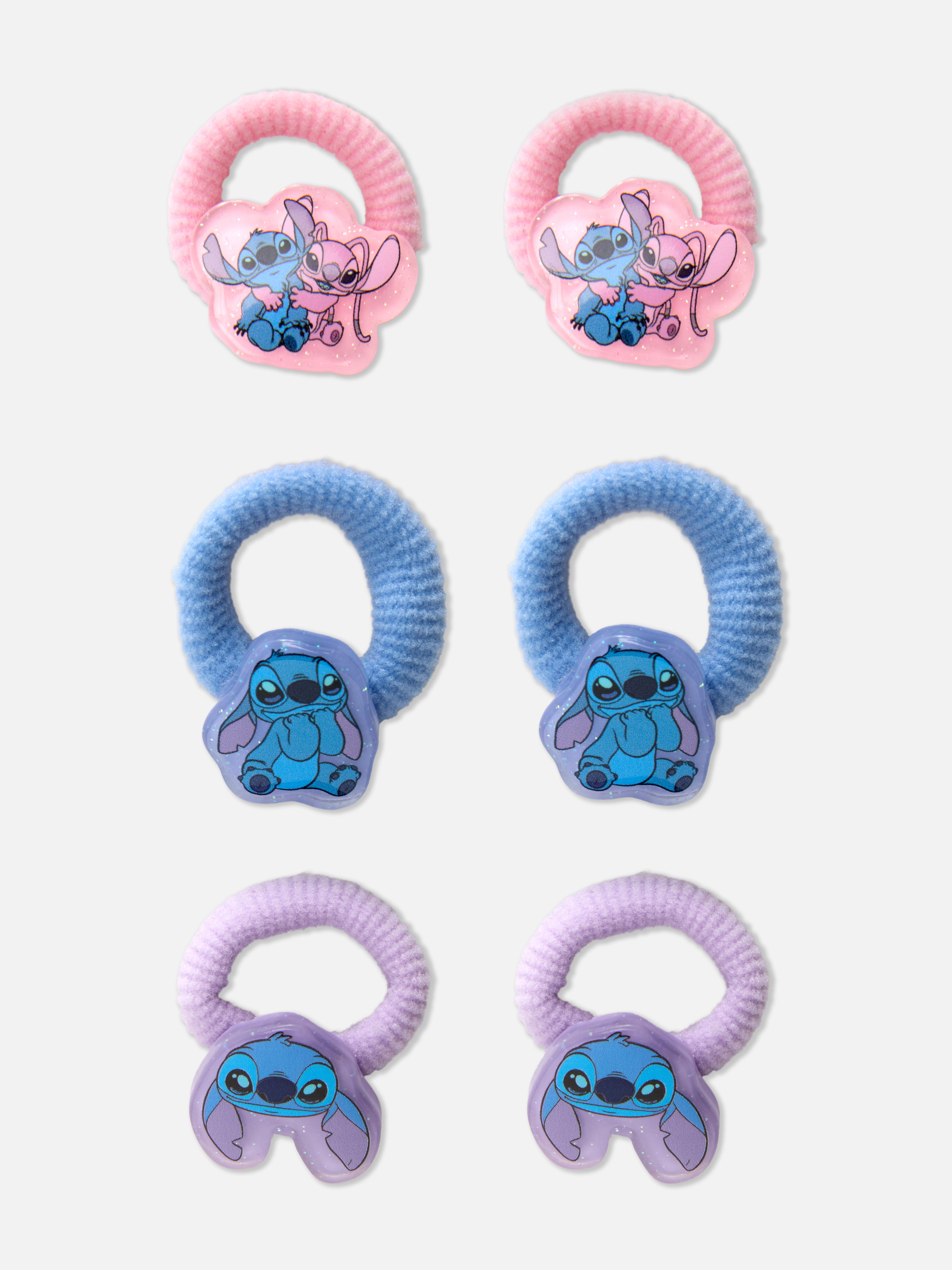 6pk Disney’s Stitch Charm Hair Bands