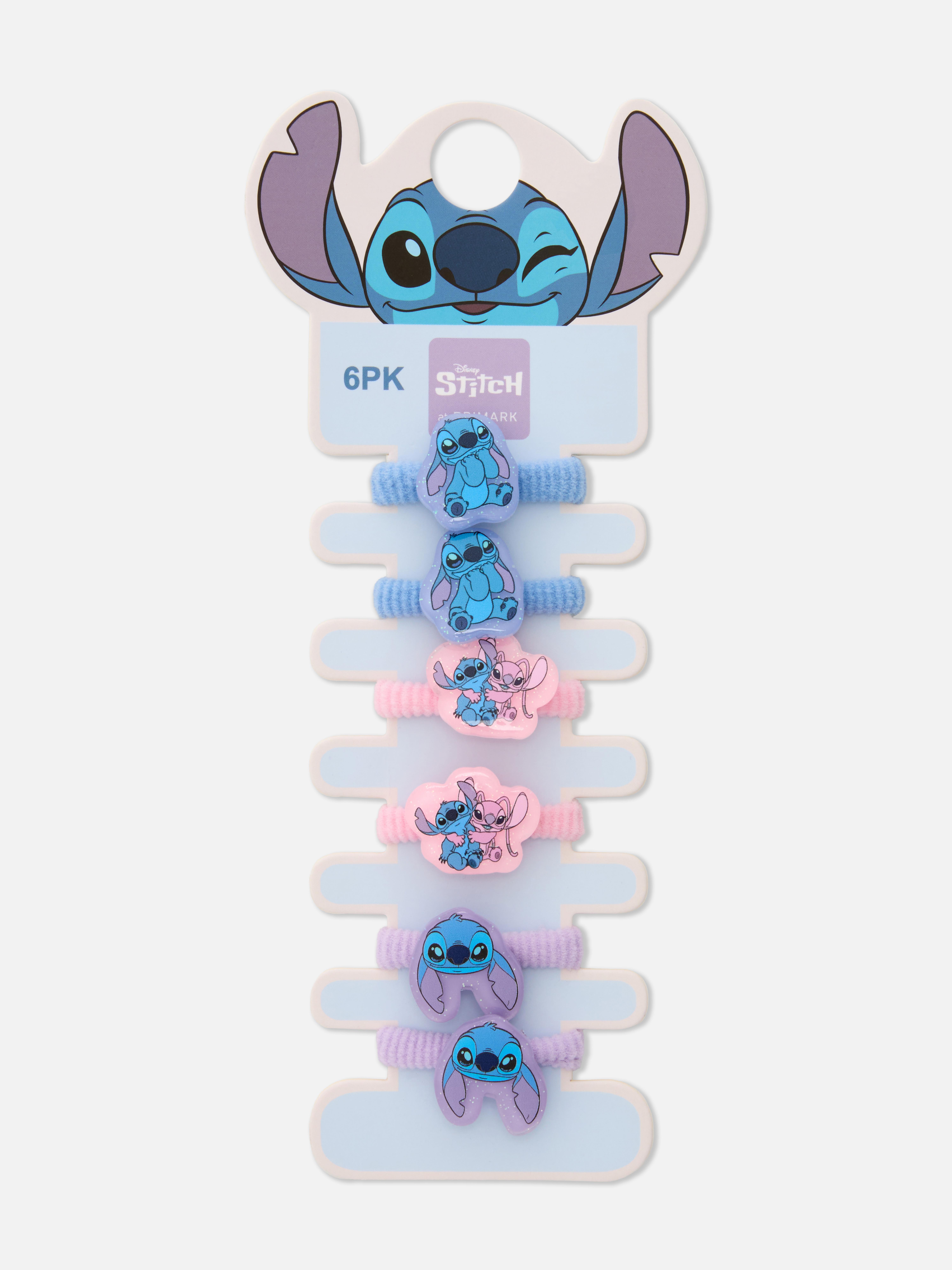 6pk Disney’s Stitch Charm Hair Bands