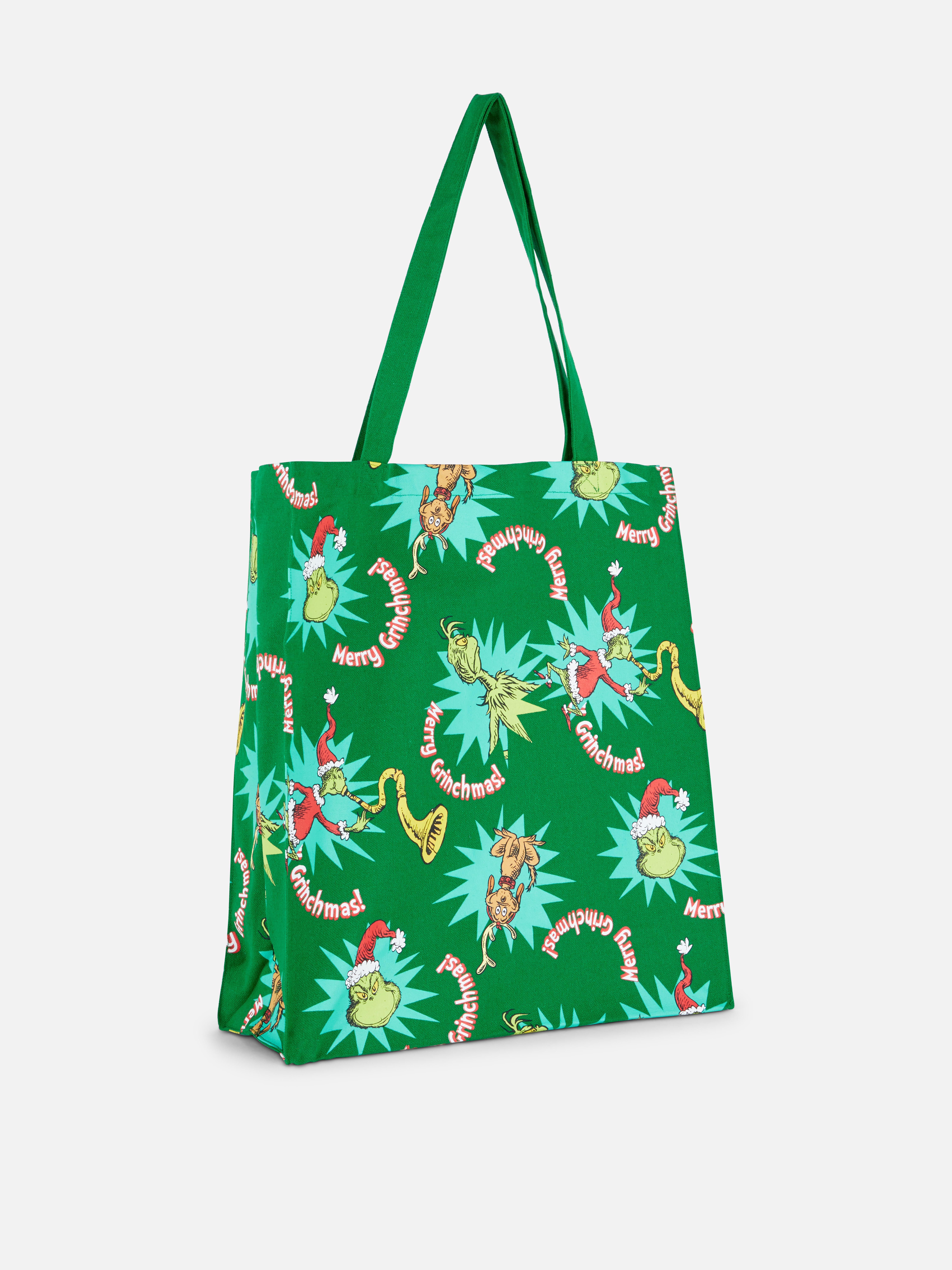 Fourre-tout en toile de Noël Disney Le Grinch