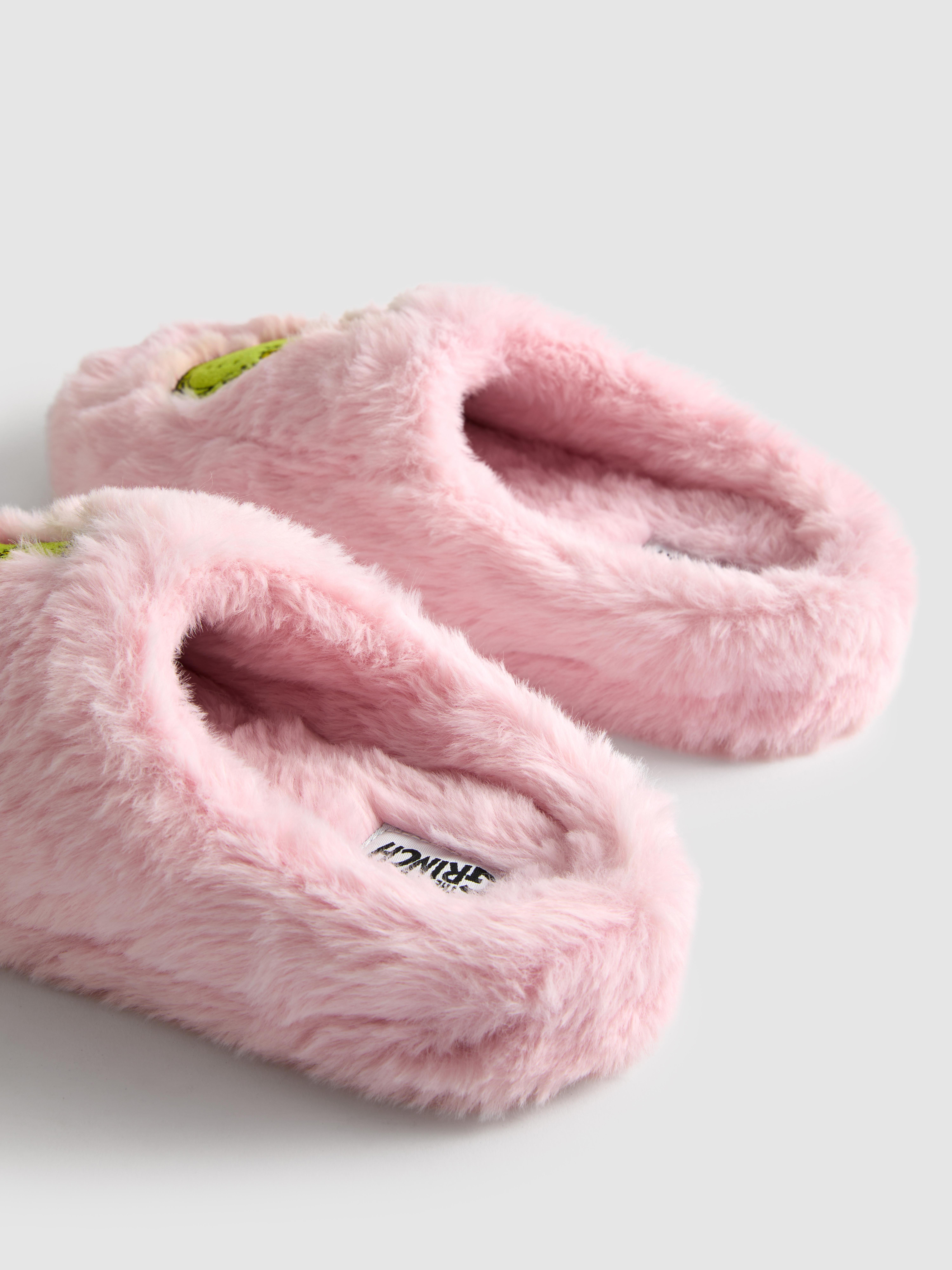 Pantufas cor-de-rosa O Grinch
