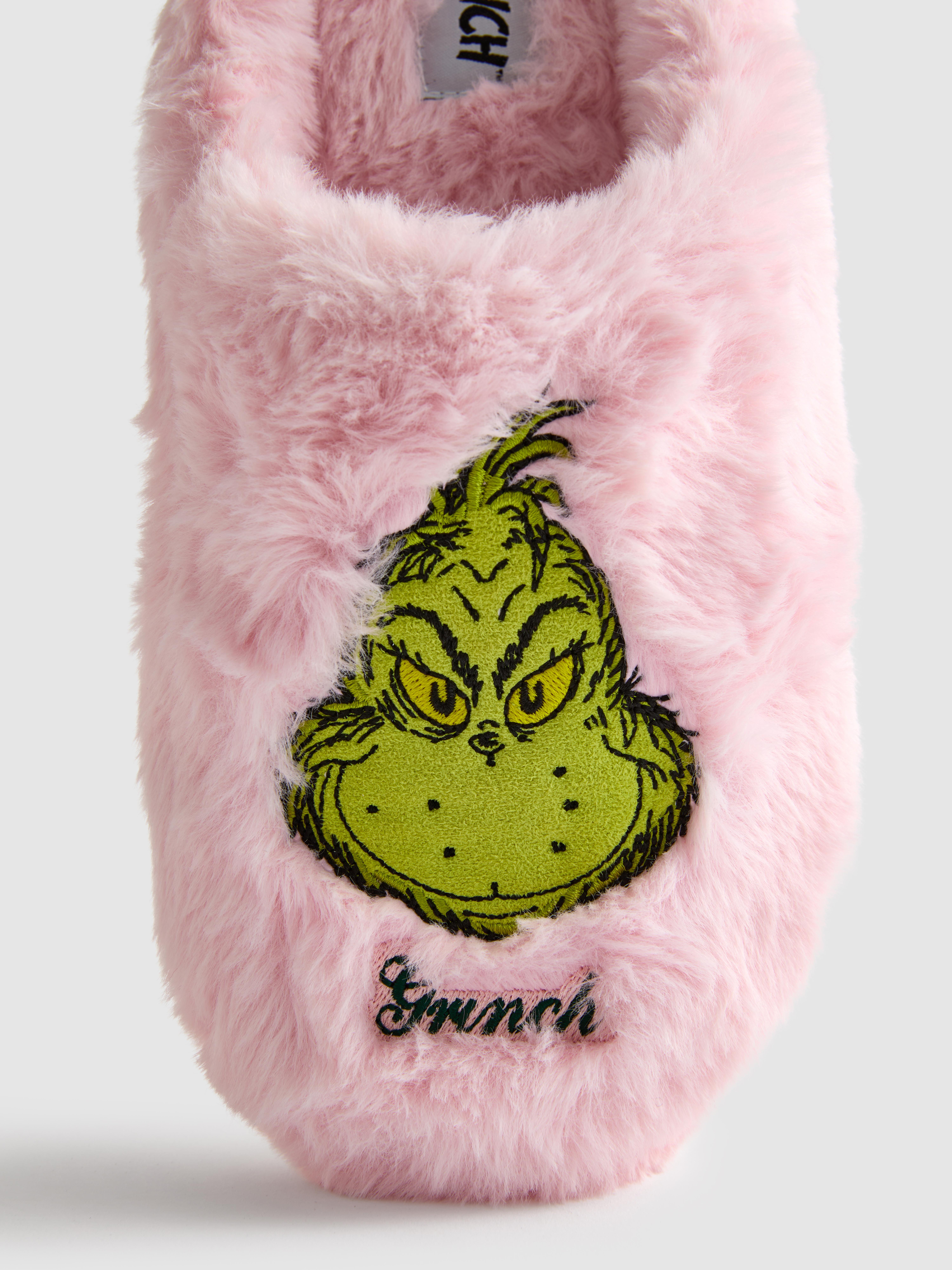 Pantufas cor-de-rosa O Grinch