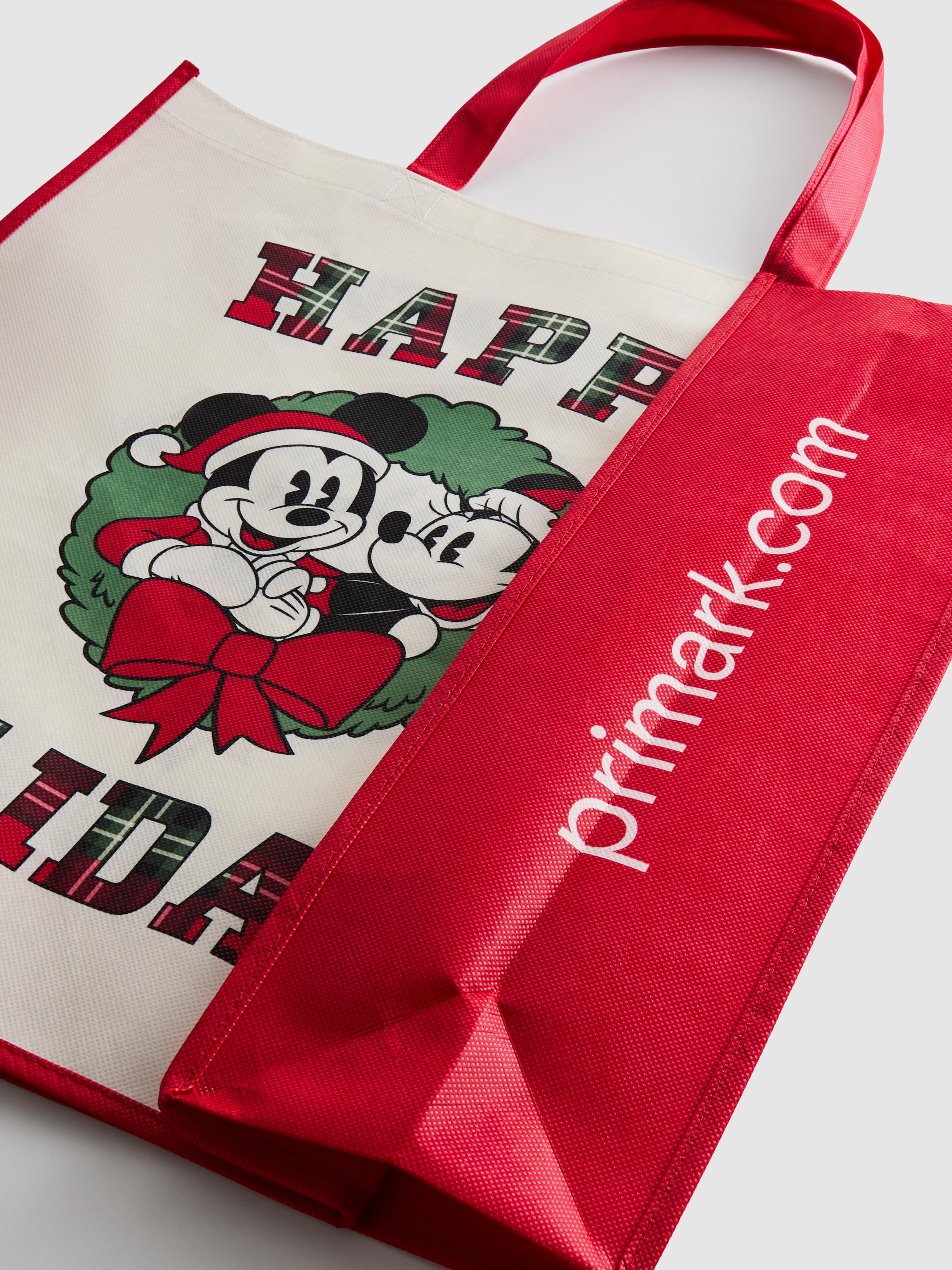 Große, weihnachtliche „Disney Micky Maus“ Tragetasche
