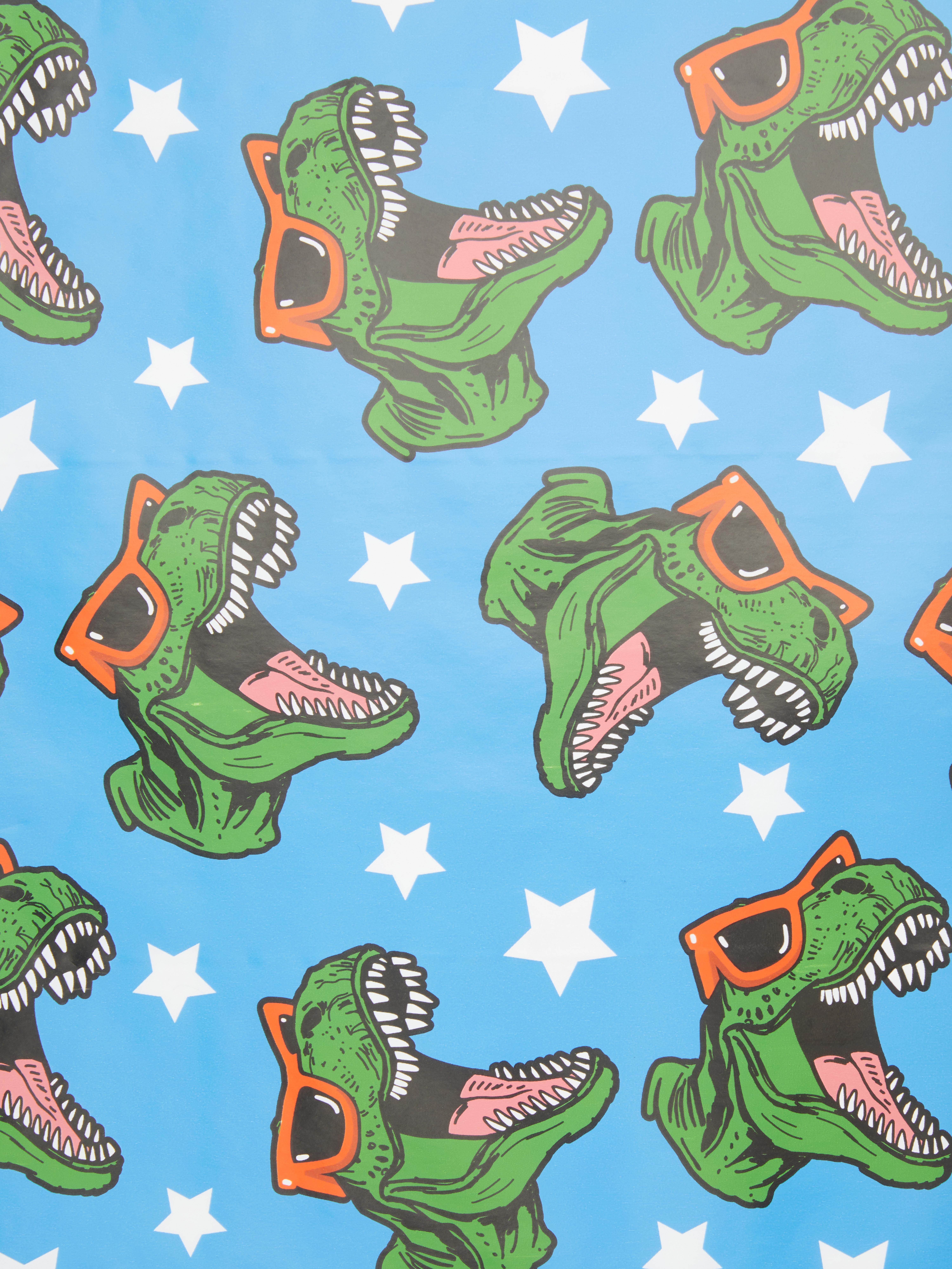 Papel de envolver de dinosaurios de 6 m