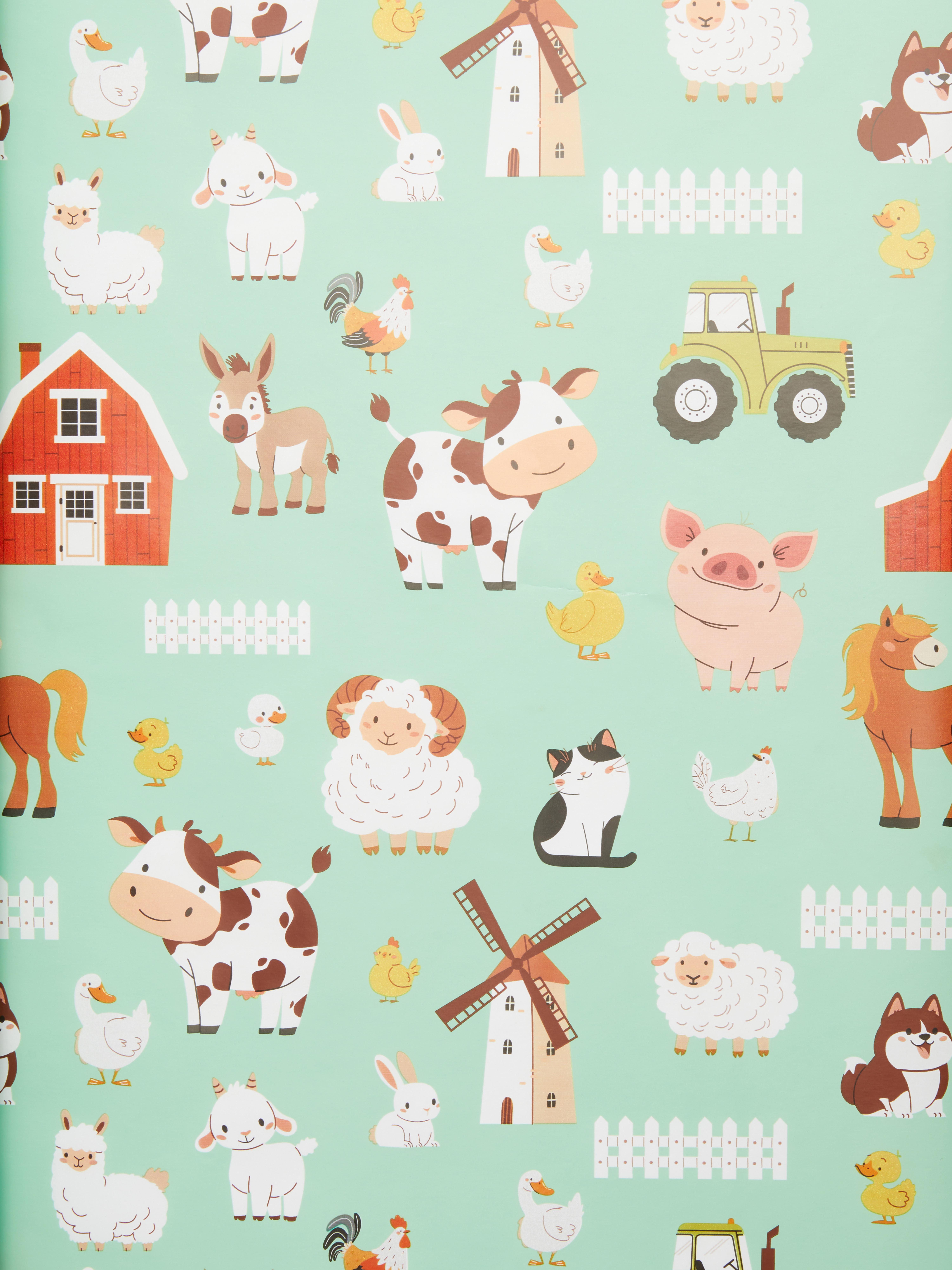 6m Farm Wrapping Paper