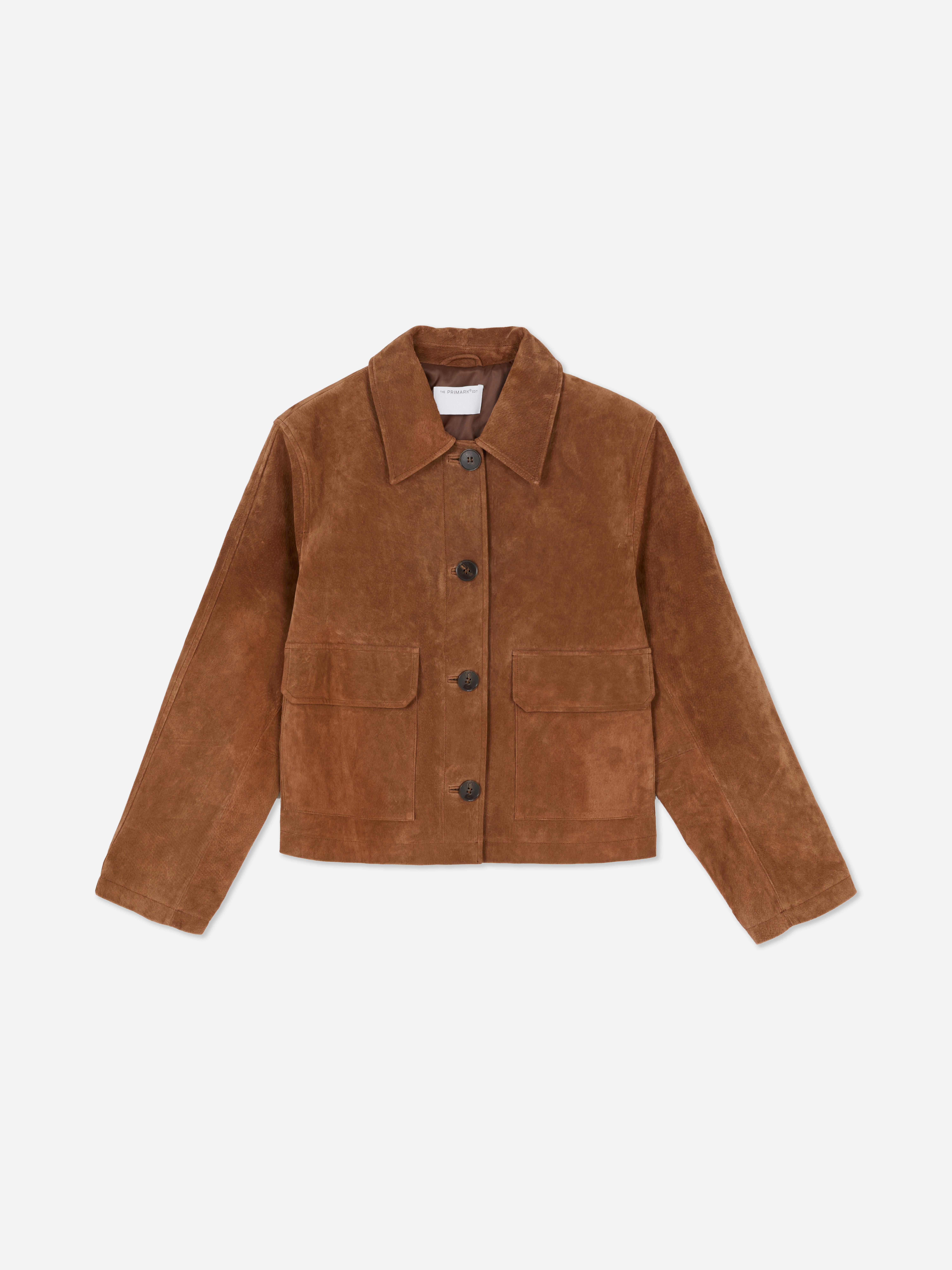 Veste style Trucker en daim The Edit