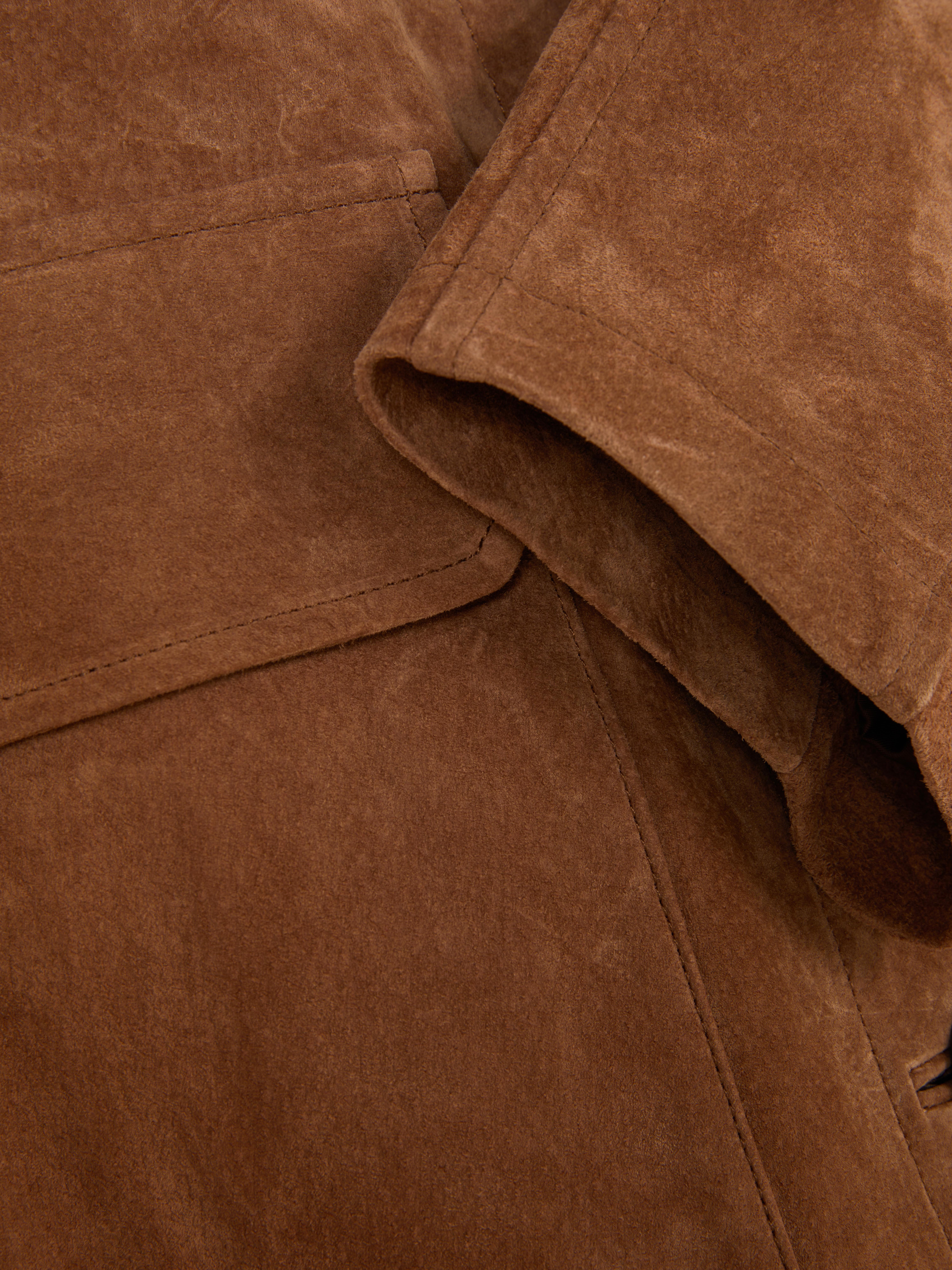 Veste style Trucker en daim The Edit
