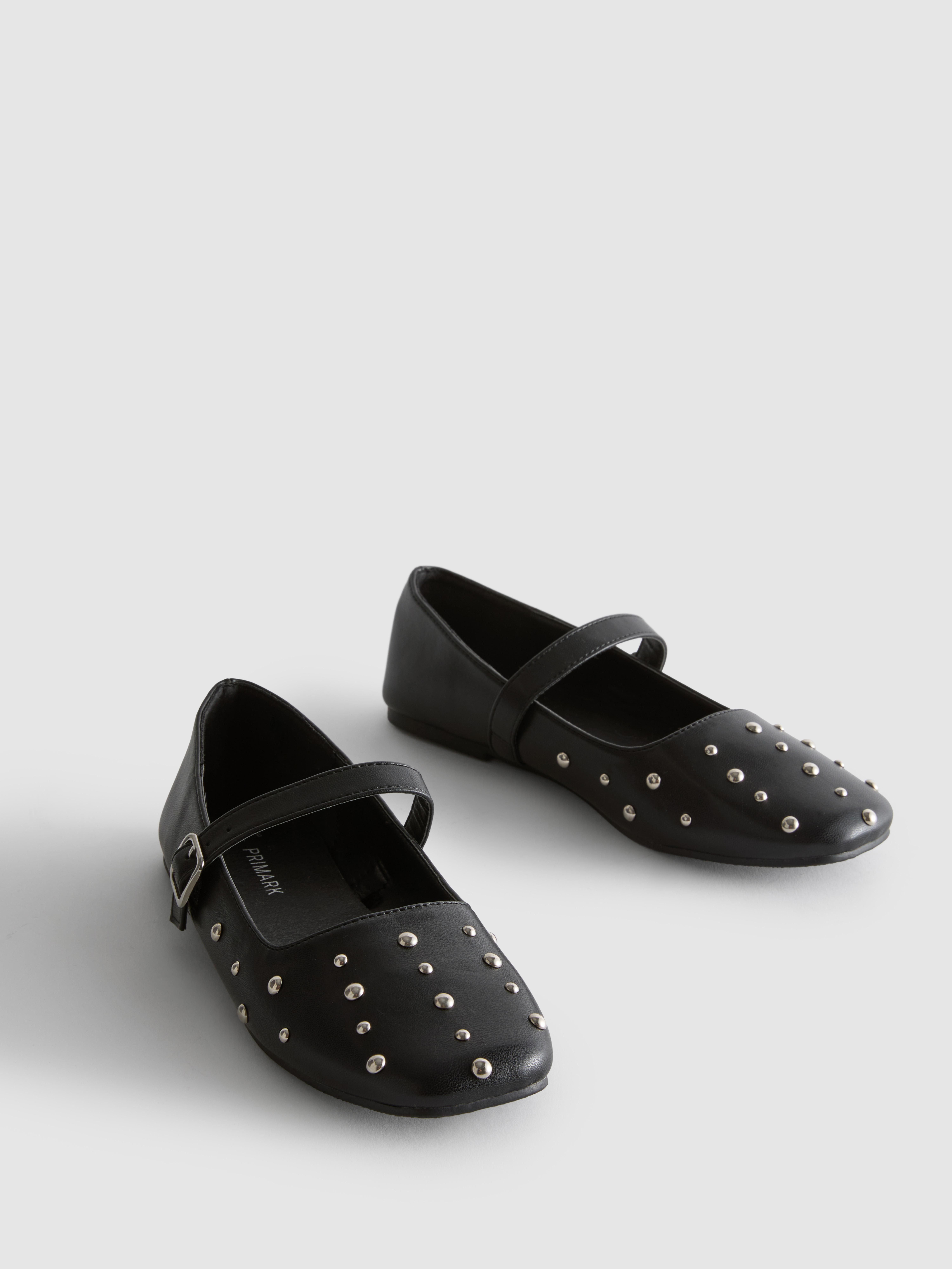Studded Ballet Pumps