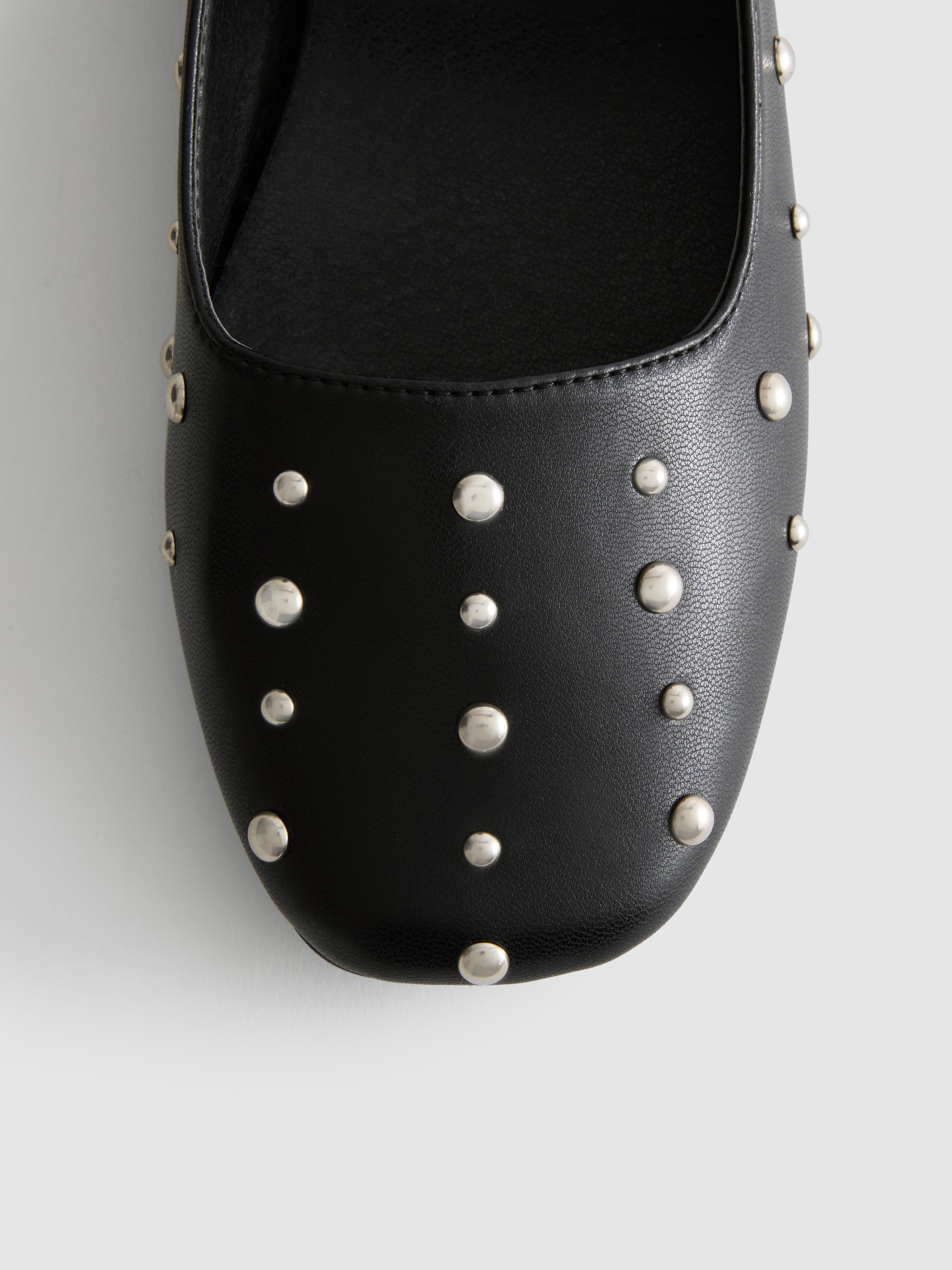 Studded Ballet Pumps