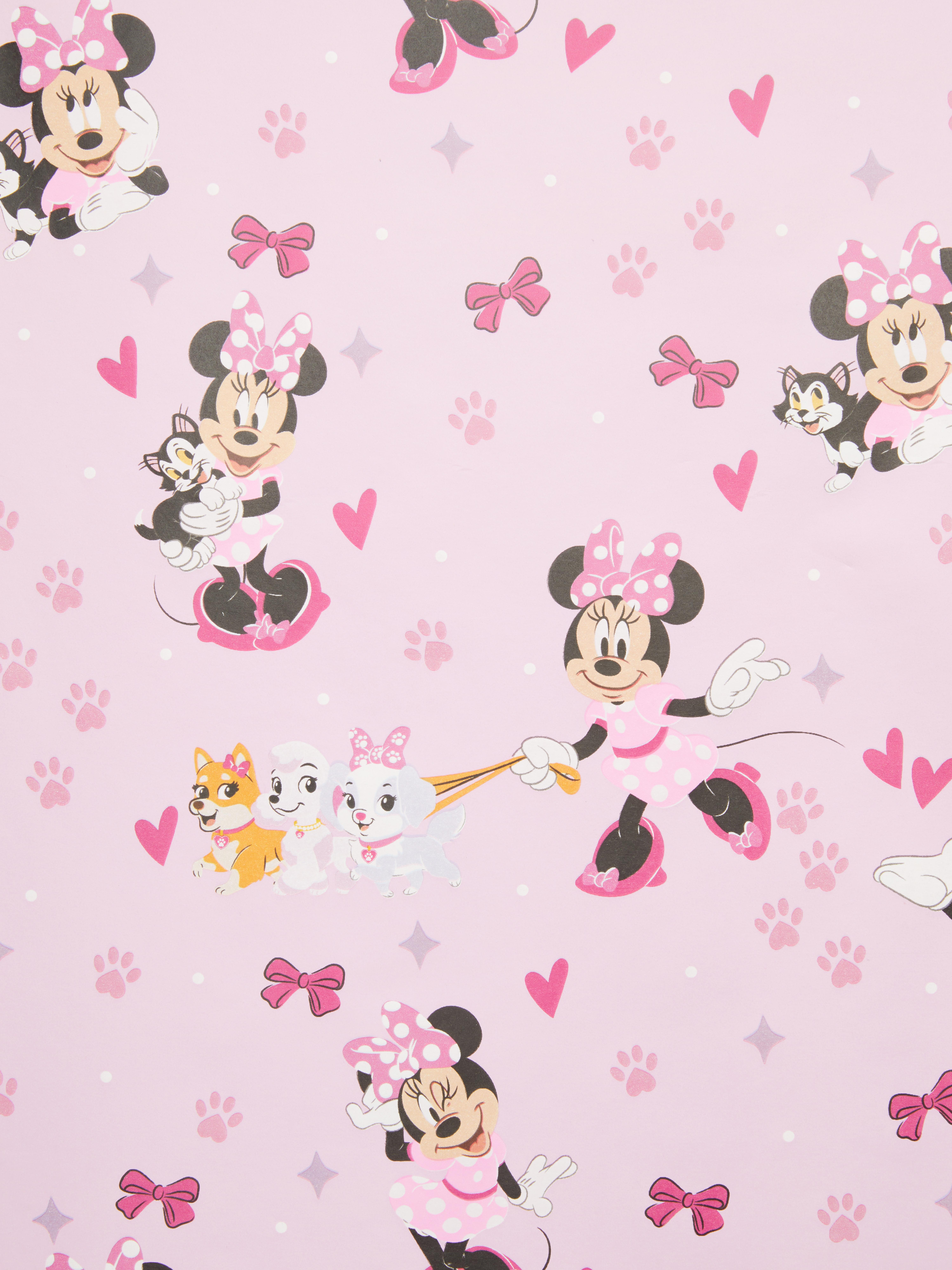 Papier cadeau Disney Minnie Mouse et animaux de compagnie 6 m
