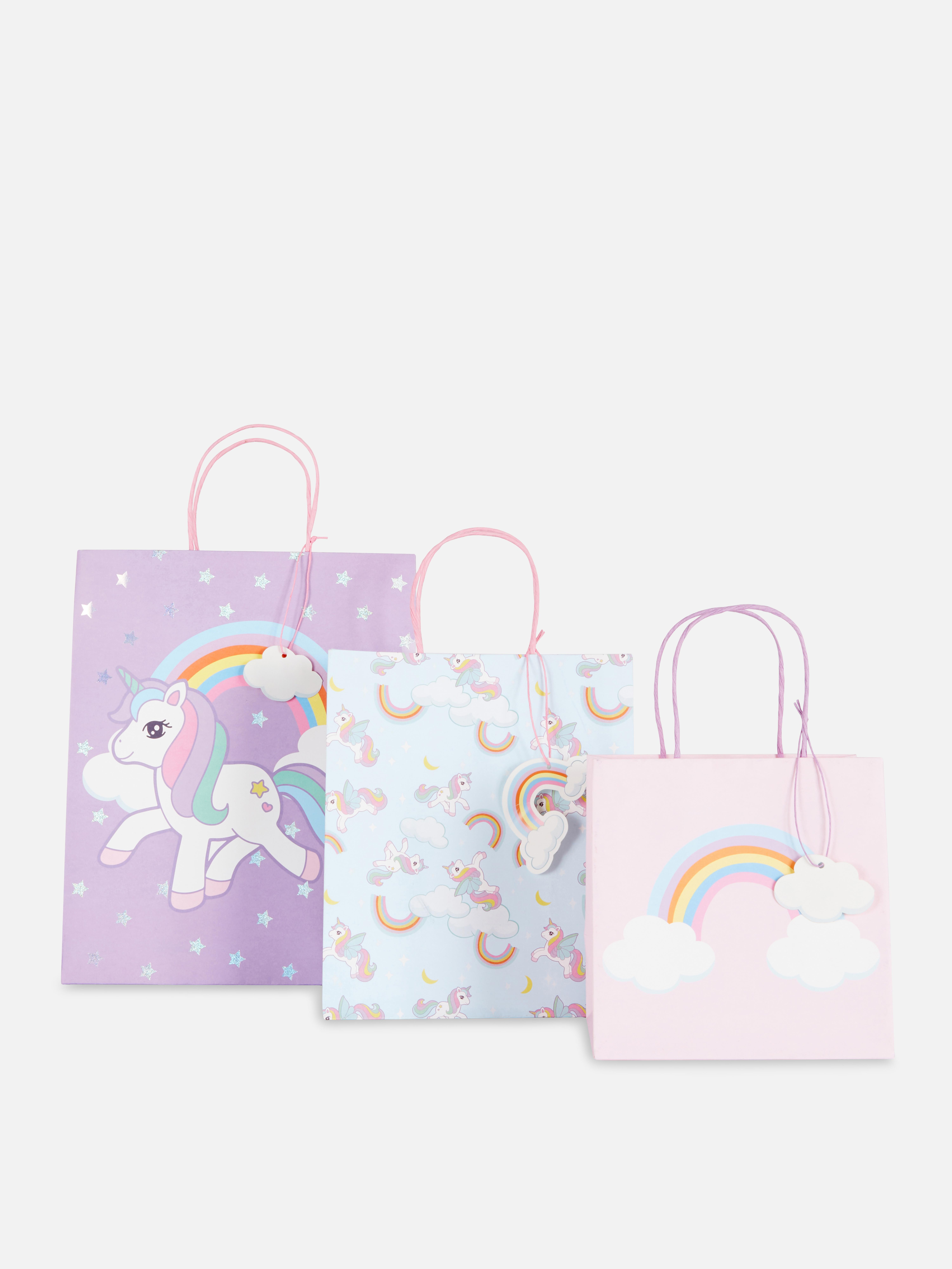3pk Unicorn Gift Bags