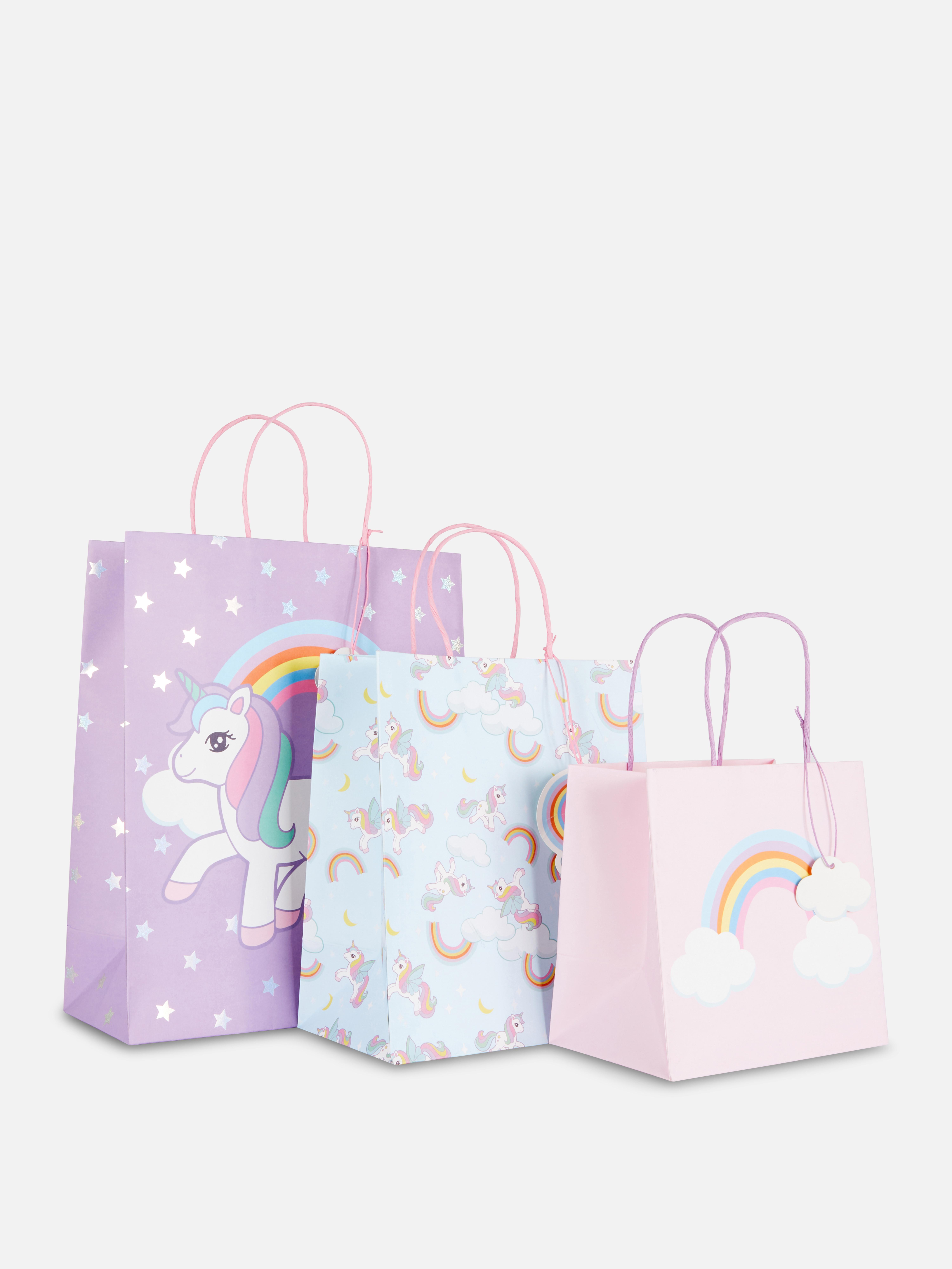 3pk Unicorn Gift Bags