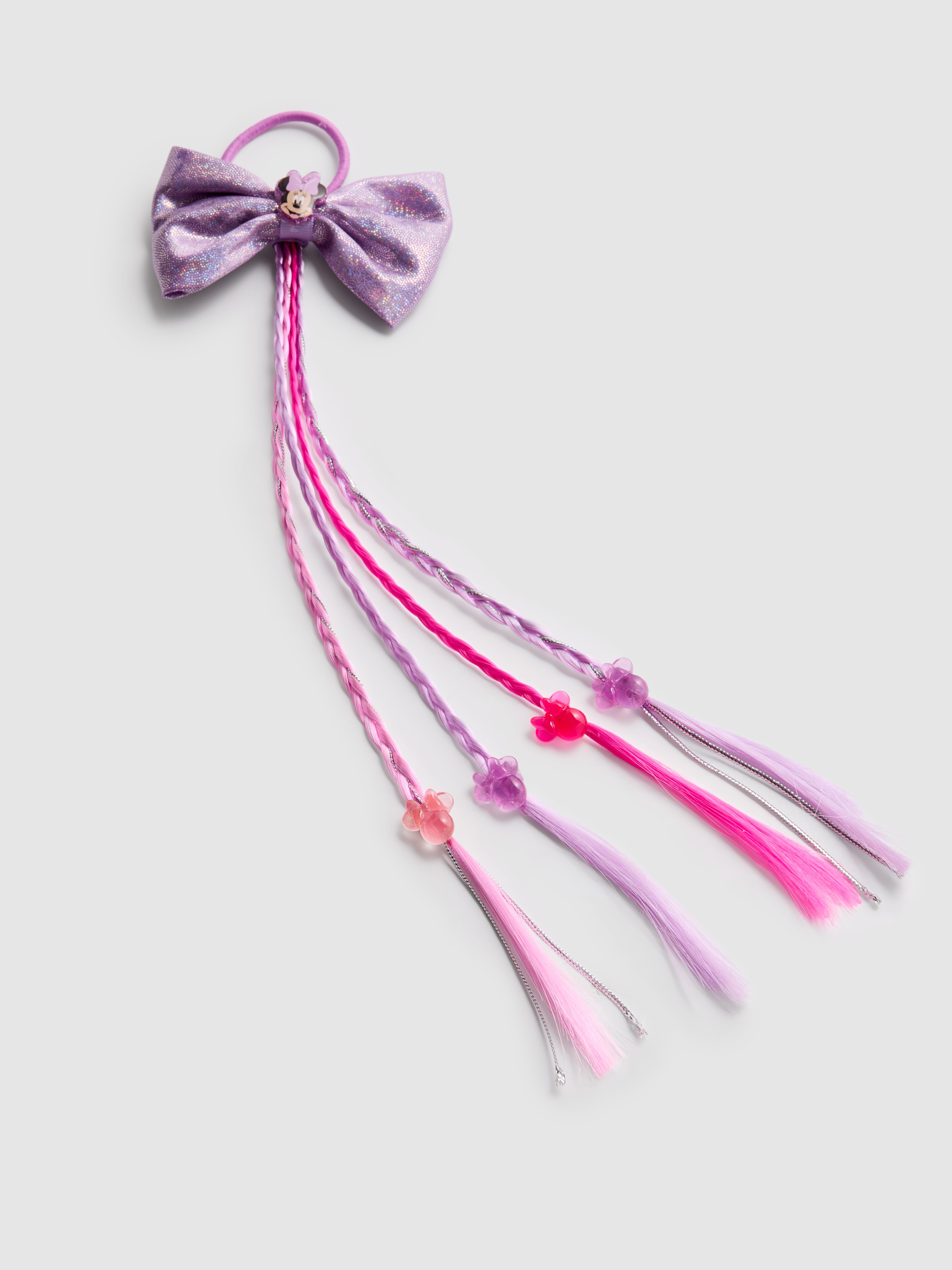 Bentiță de păr împletită cu fundă Minnie Mouse de la Disney