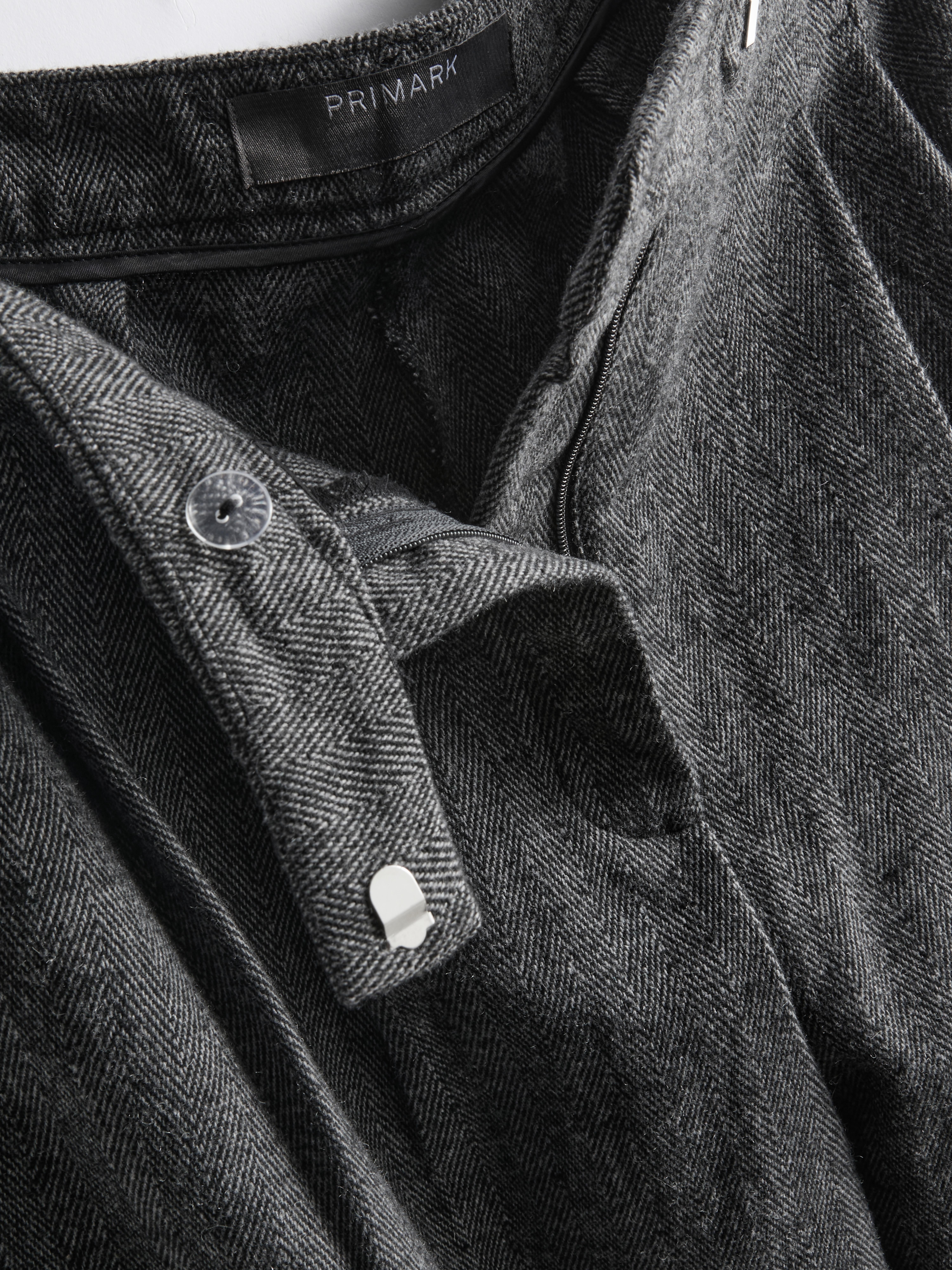 Brushed Wide Leg Pleated Trousers