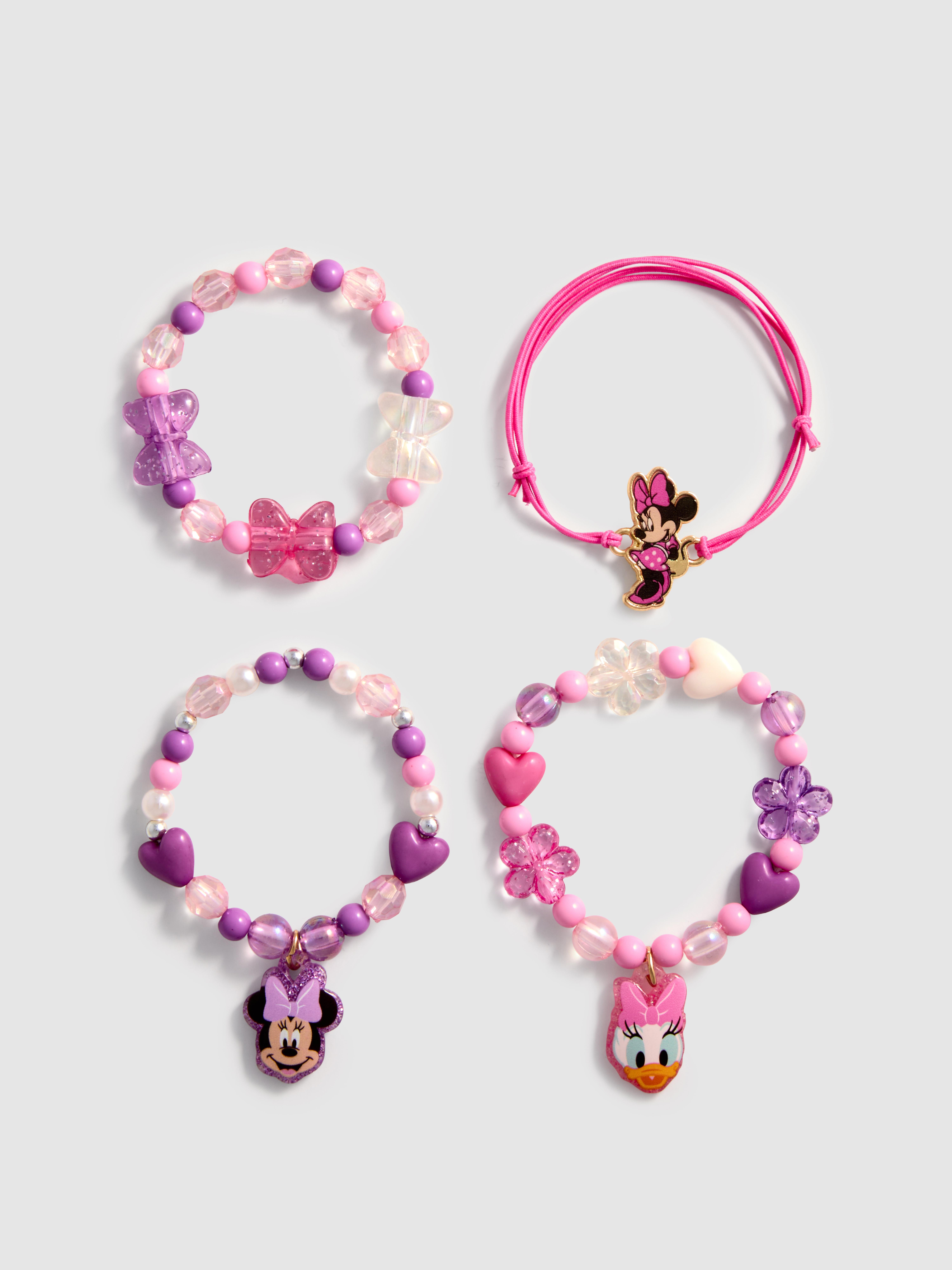 4 bracciali Minnie Disney