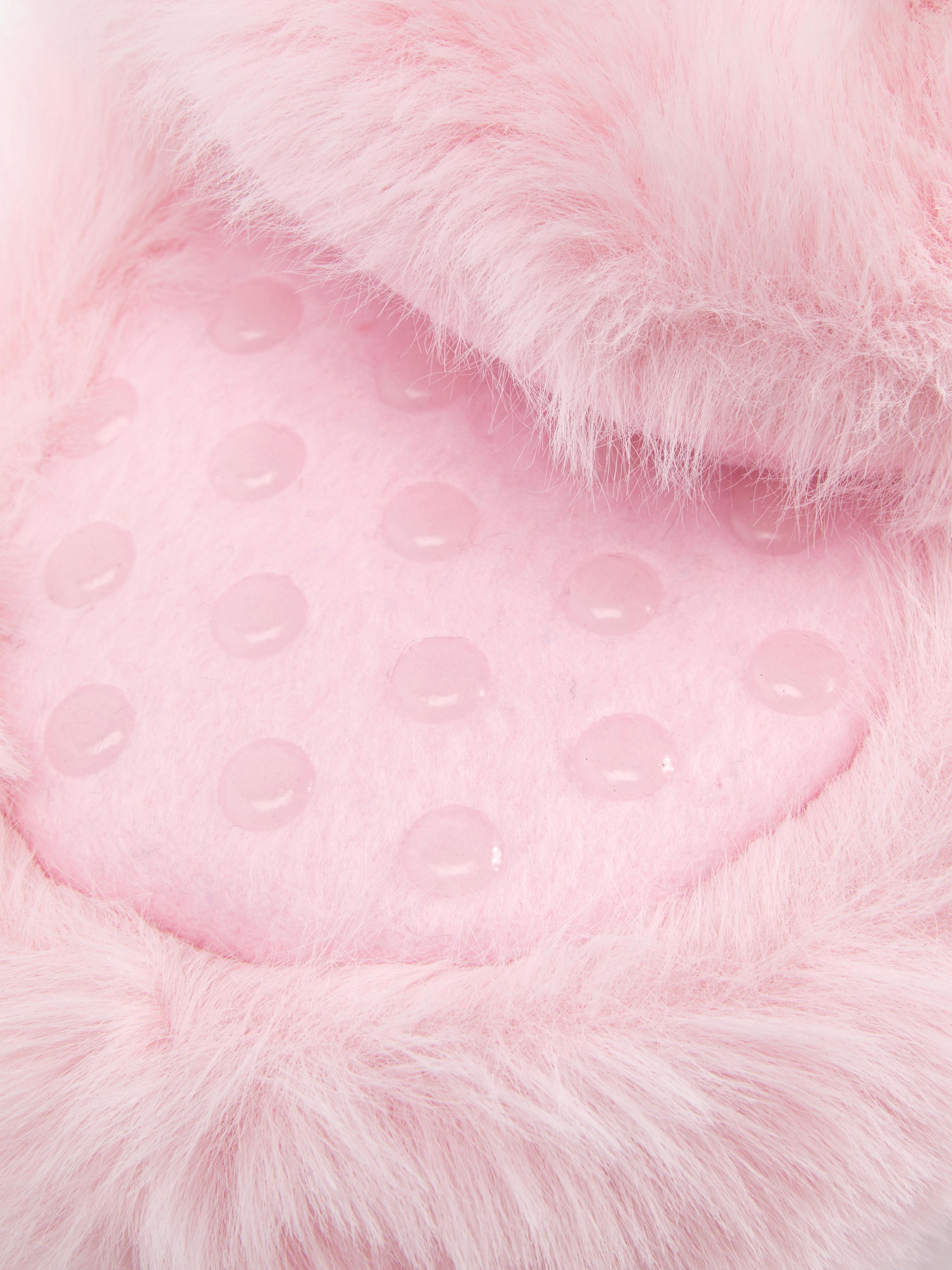 Chaussons en fausse fourrure