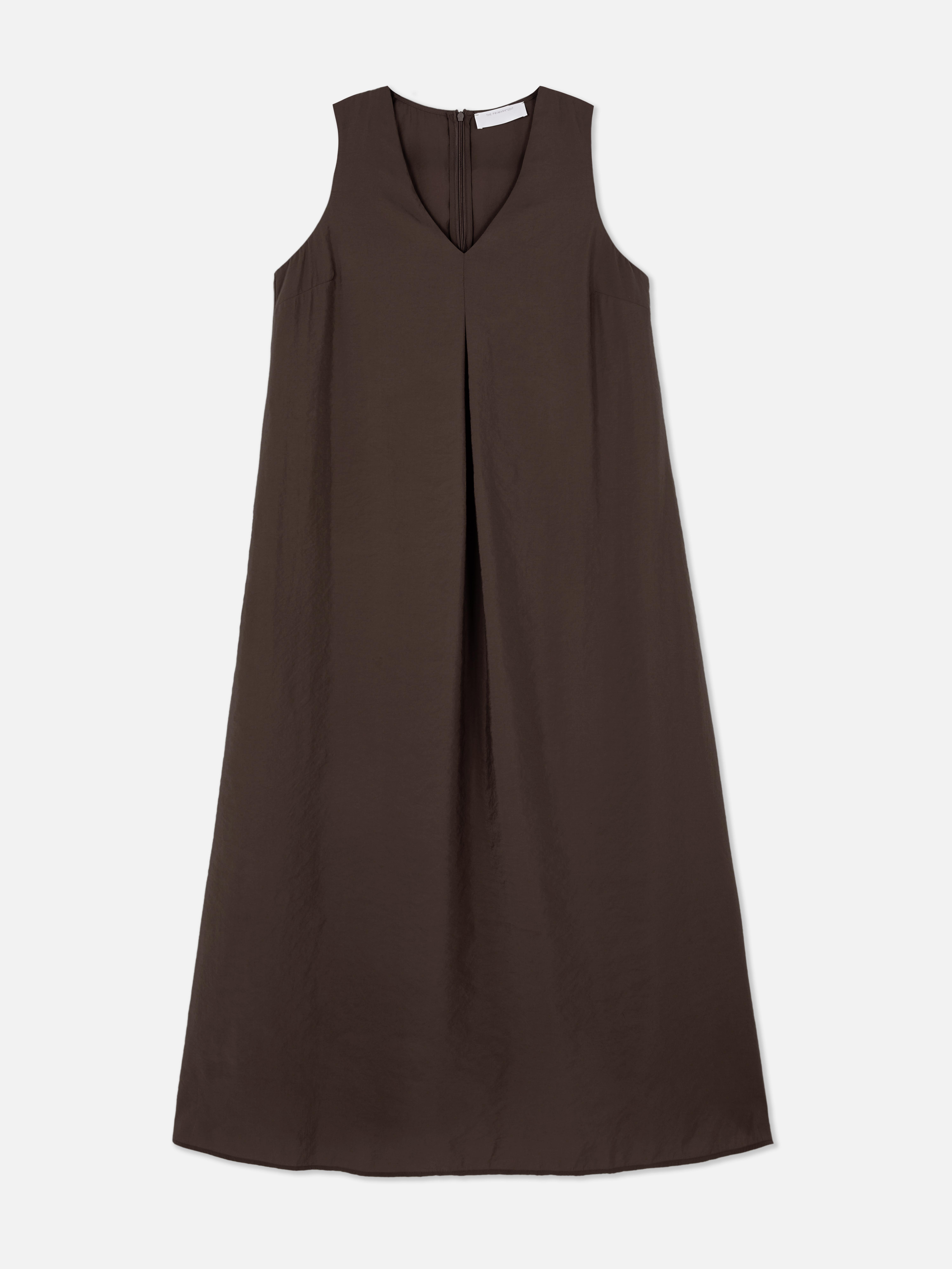 Vestido comprido corte trapézio The Edit