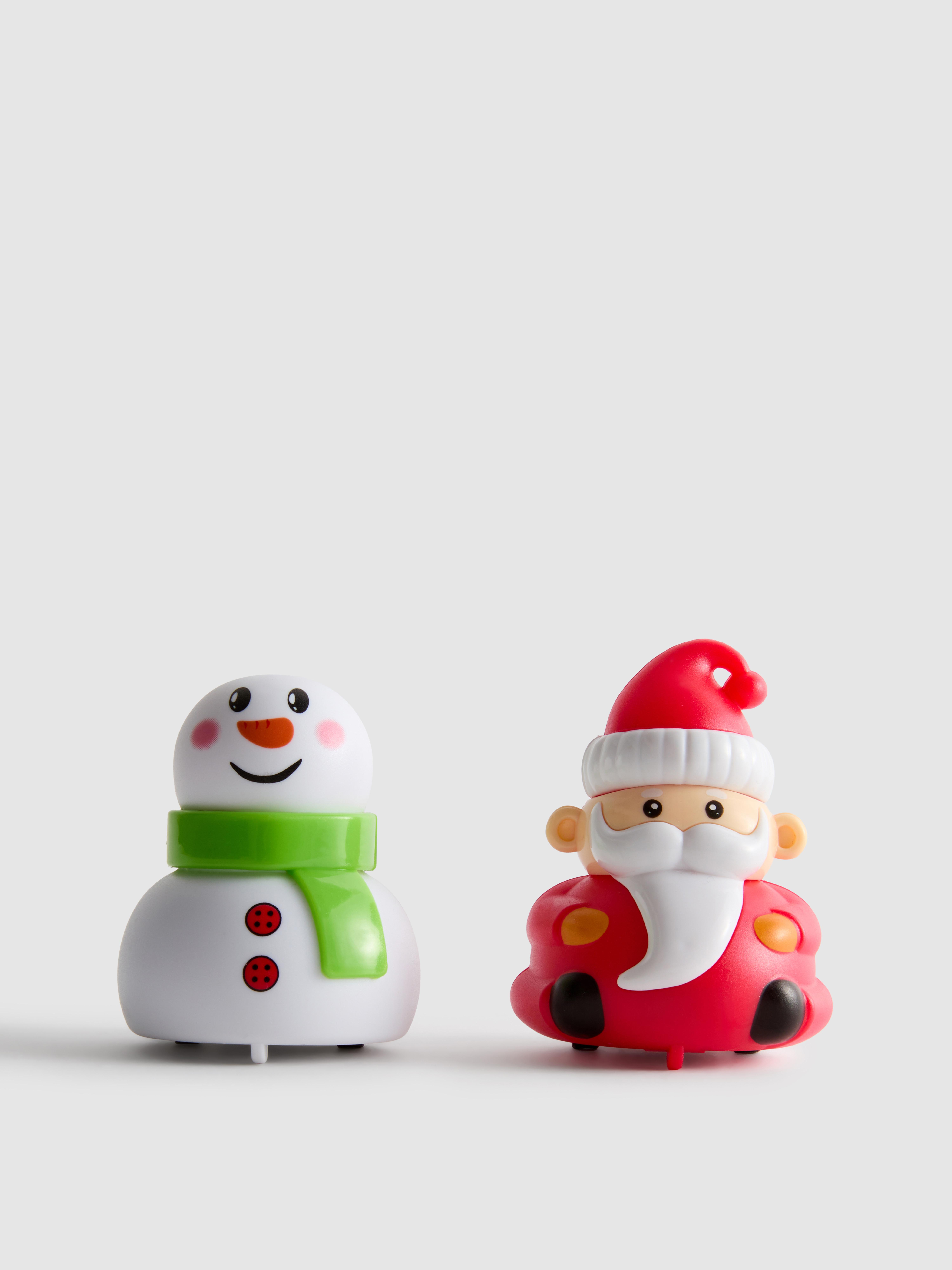 Lot de 2 jouets de course de Noël